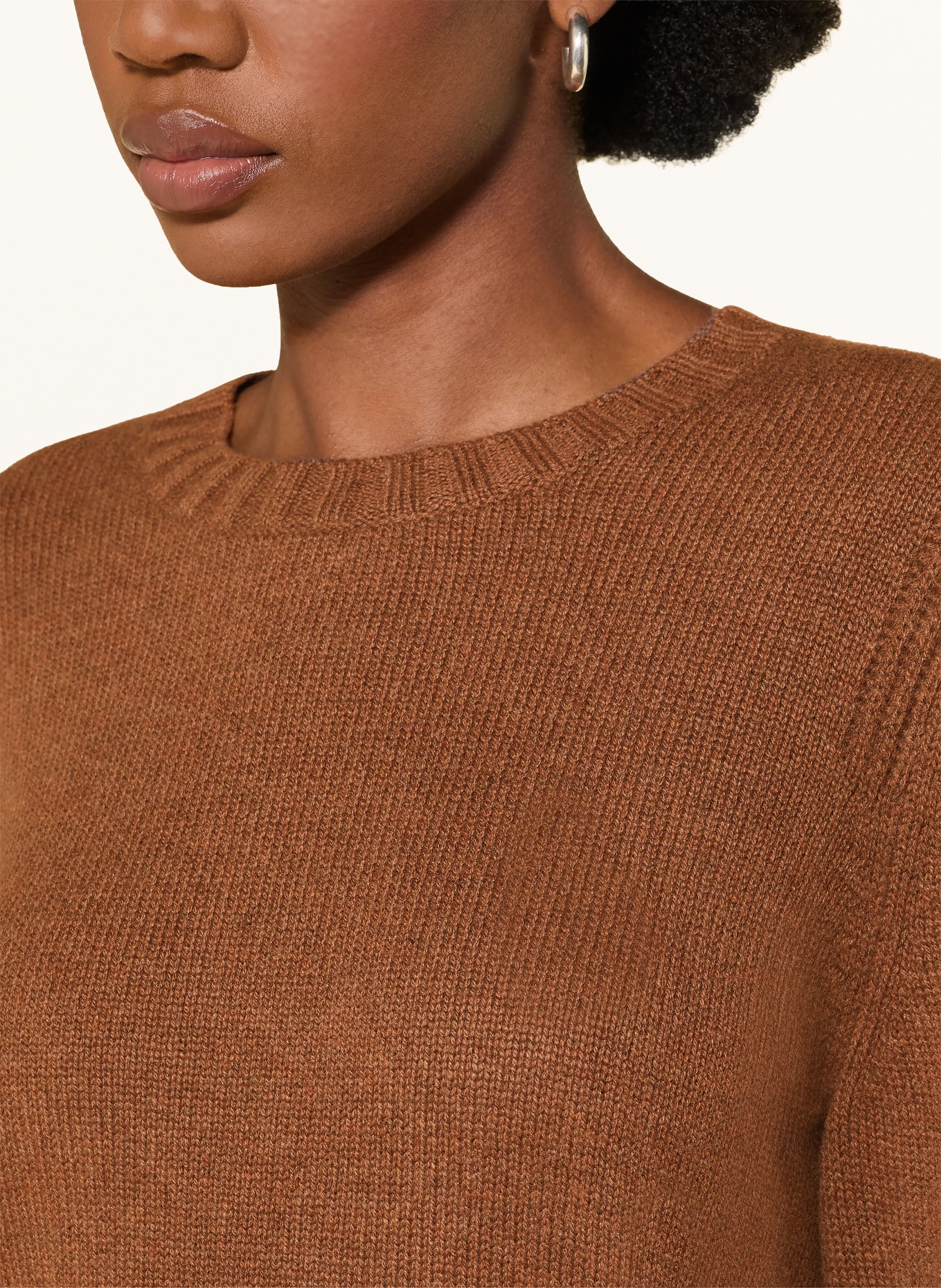 (THE MERCER) N.Y. Cashmere Sweater: DARK BROWN