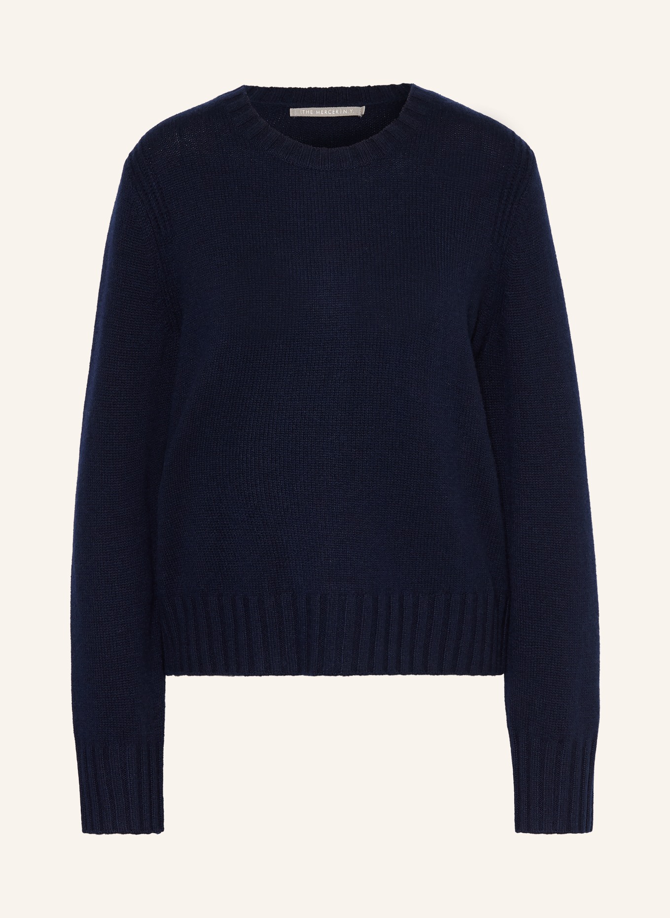 (THE MERCER) N.Y. Pull en cachemire: BLEU FONCÉ