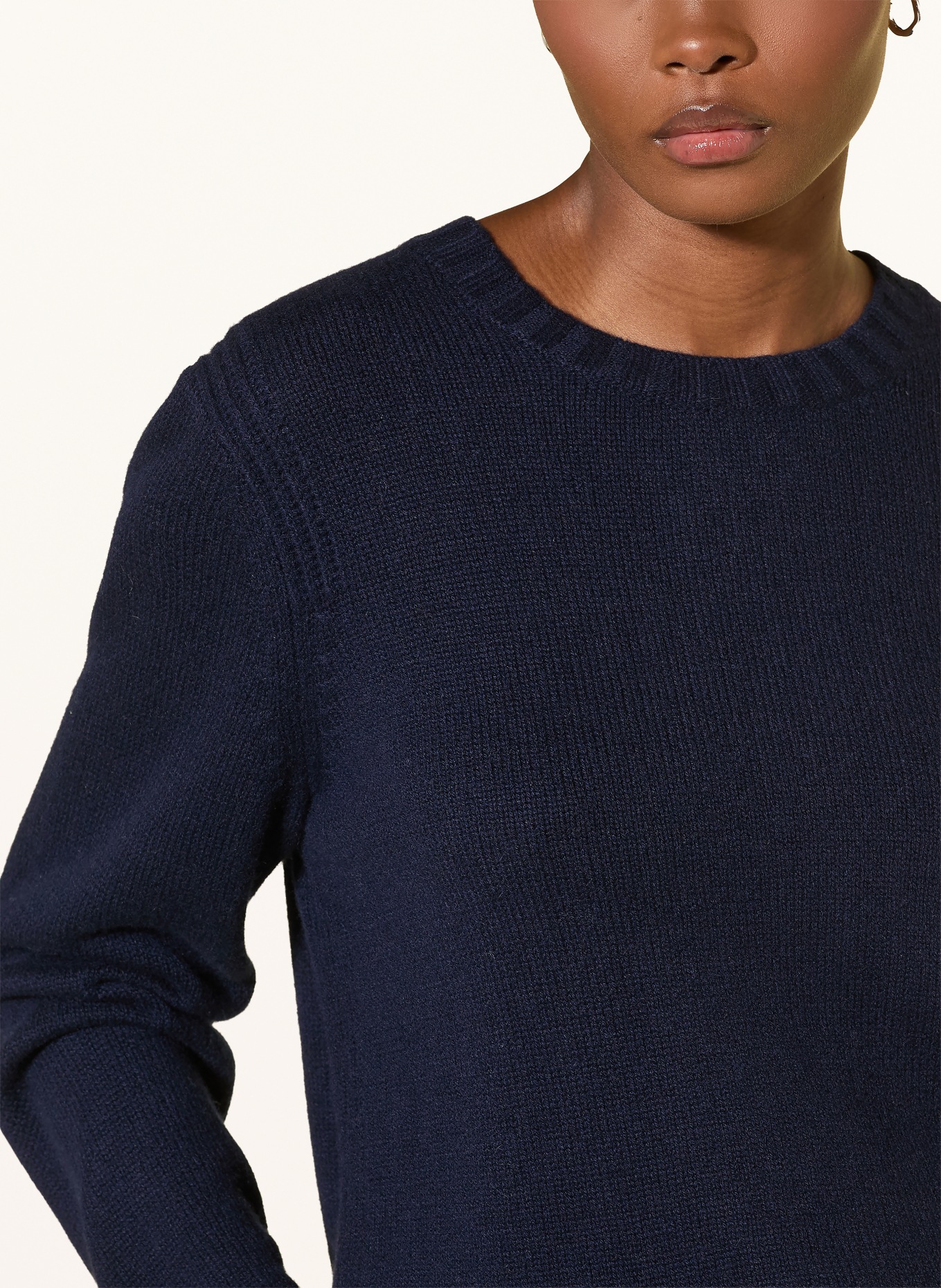 (THE MERCER) N.Y. Pull en cachemire: BLEU FONCÉ