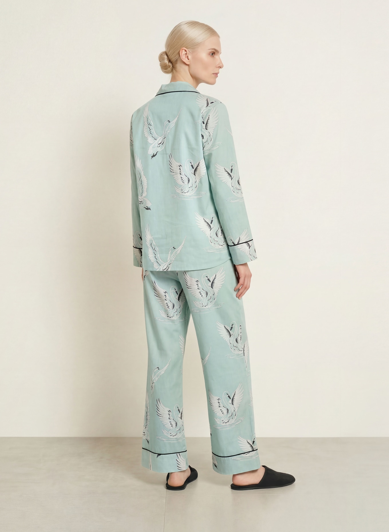 cyberjammies Cămașă de noapte: MENTĂ / ALB / NEGRU