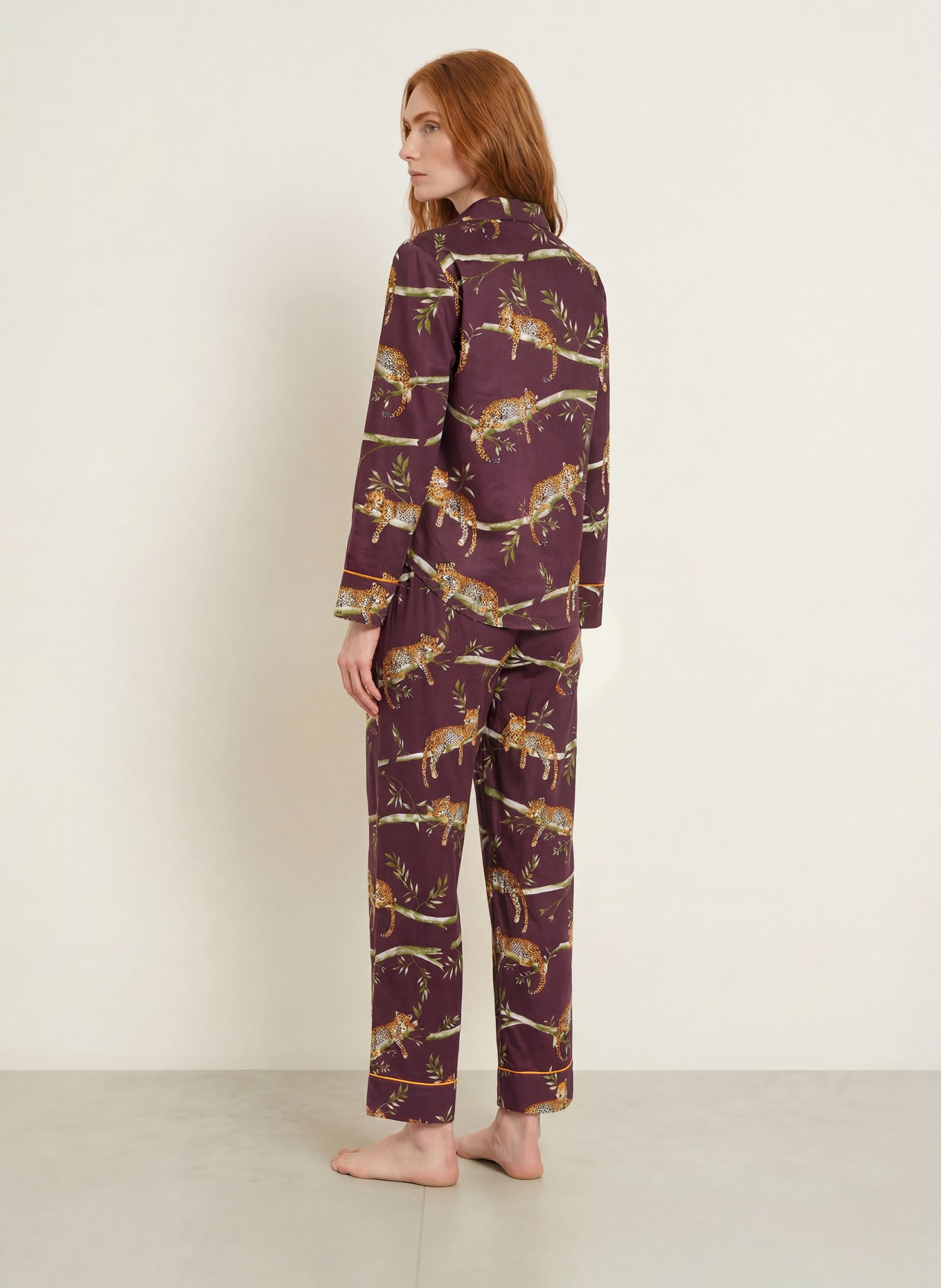 cyberjammies Pajama bottoms: DARK PURPLE / DARK YELLOW / GREEN