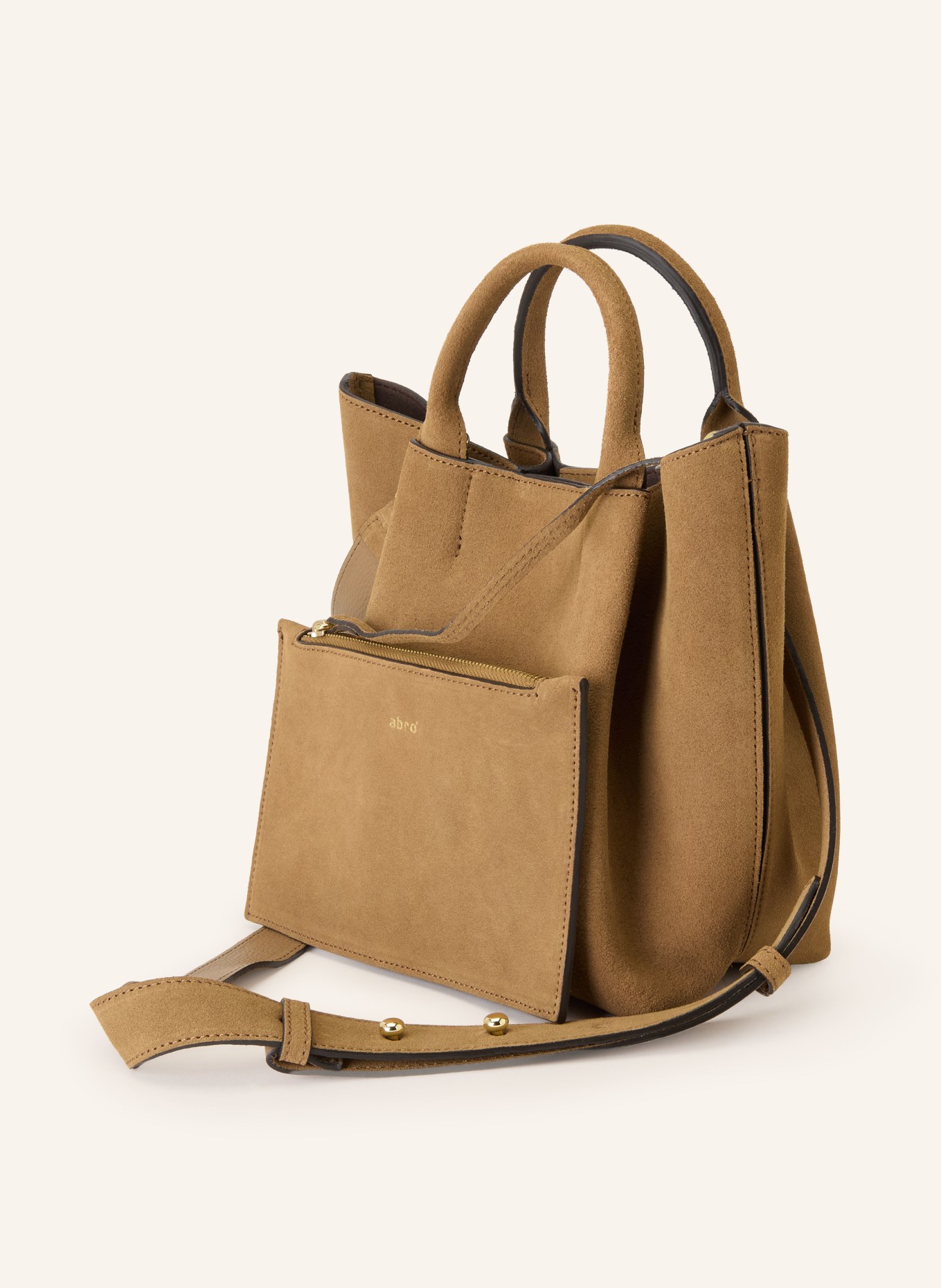abro Sac à main ESSENTIAL avec pochette: MARRON CLAIR