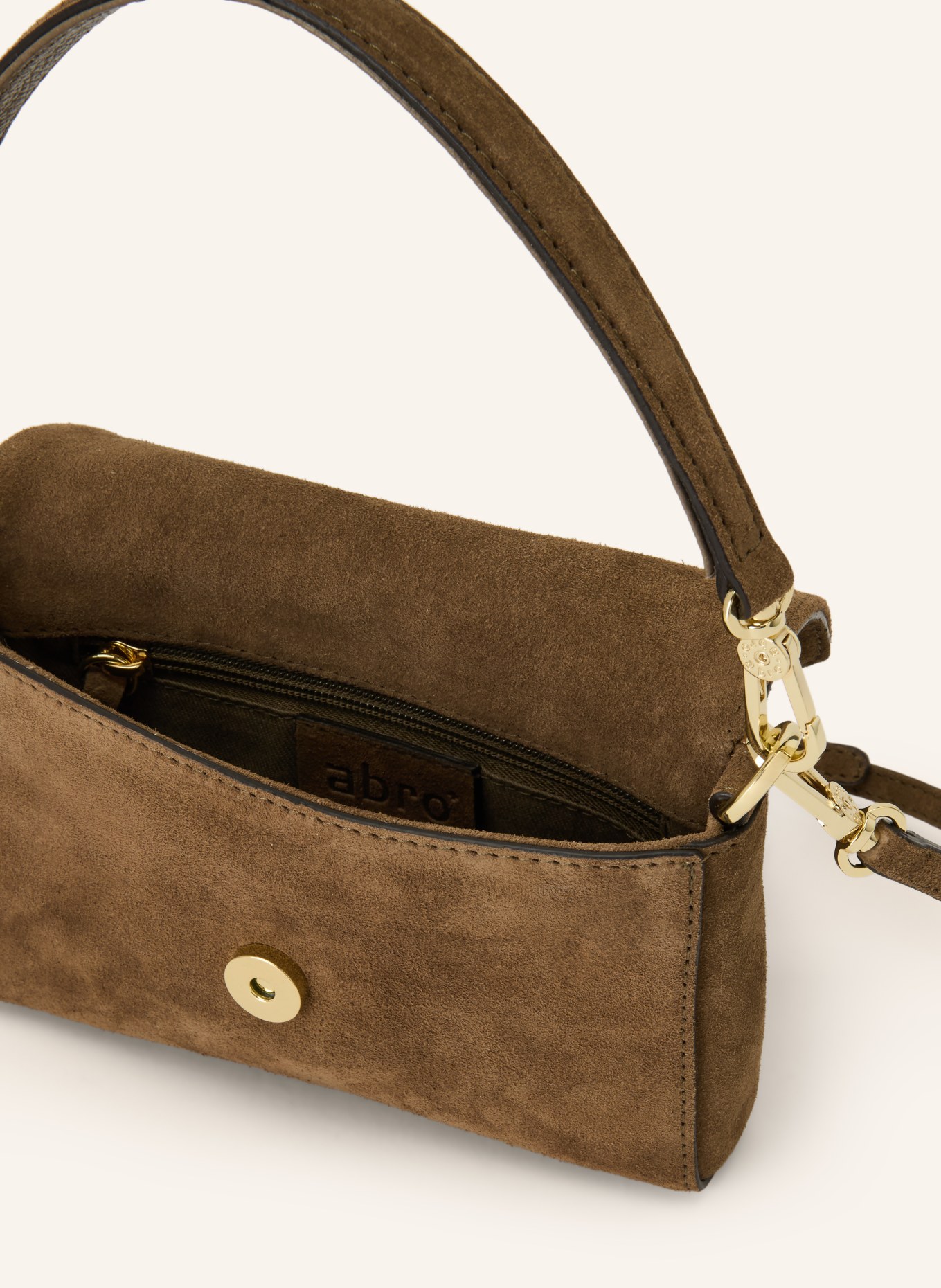 abro Handväska TEMI SMALL: KHAKI / GULD