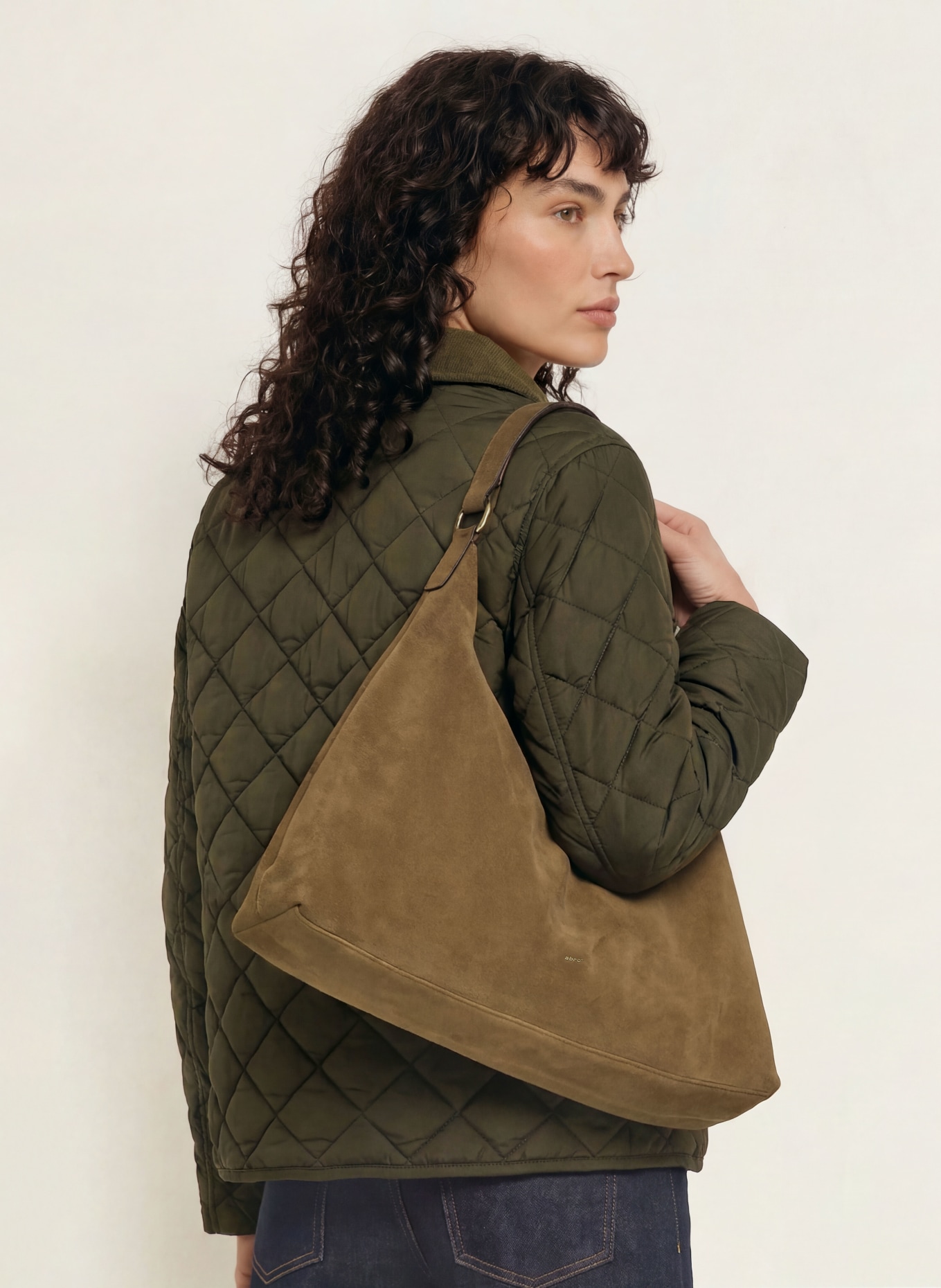 abro Beuteltasche: KHAKI / GOLD