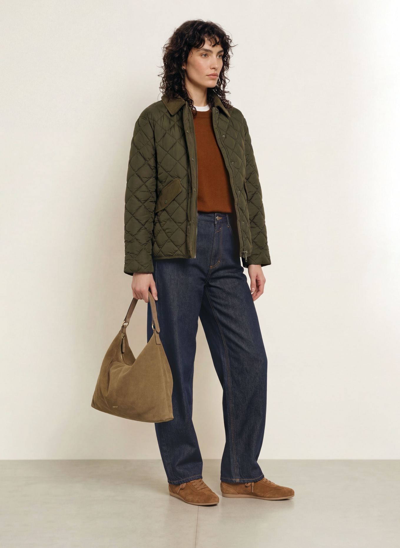 abro Beuteltasche: KHAKI / GOLD