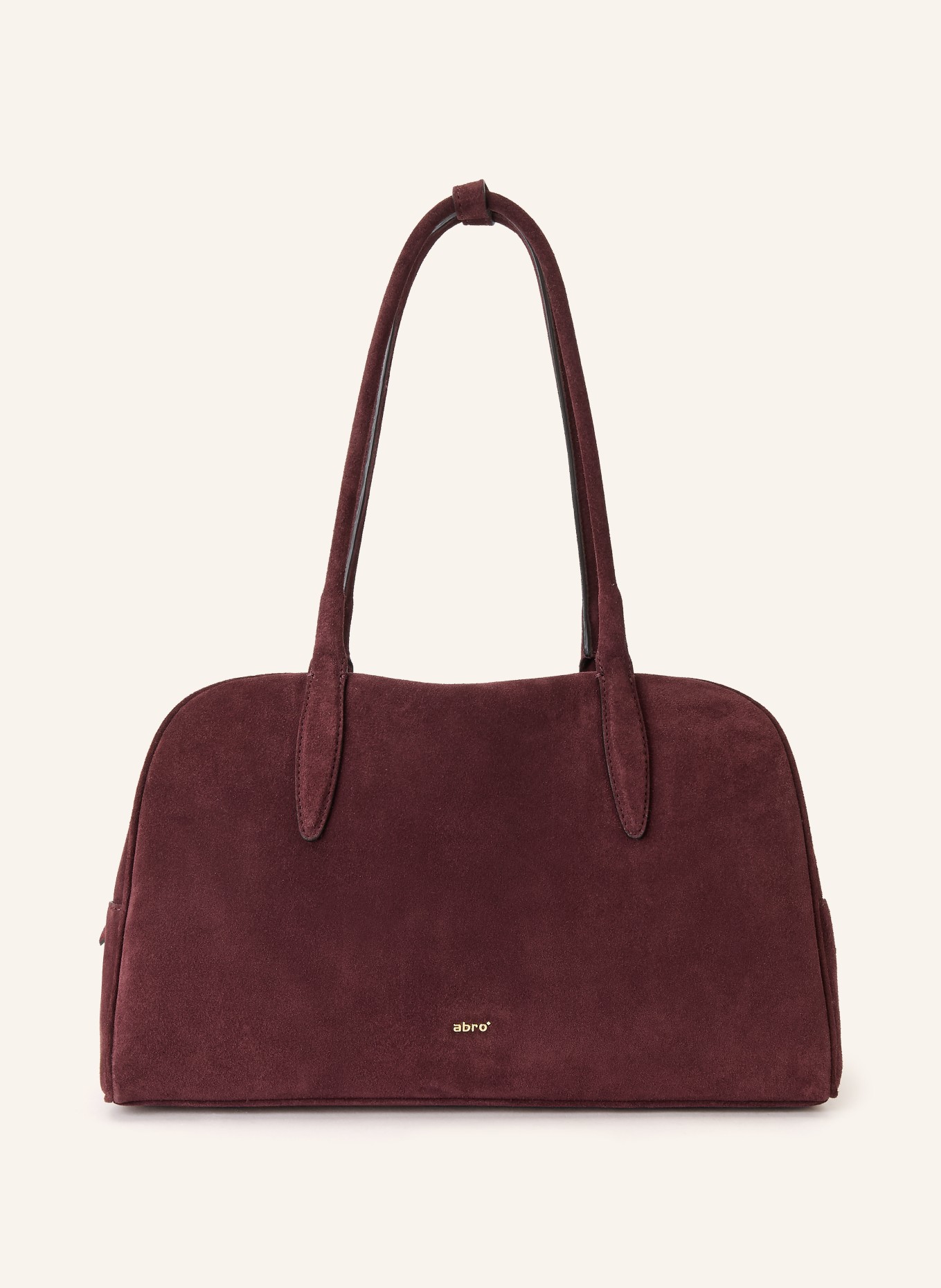 abro Schultertasche AMARA: DUNKELROT / GOLD
