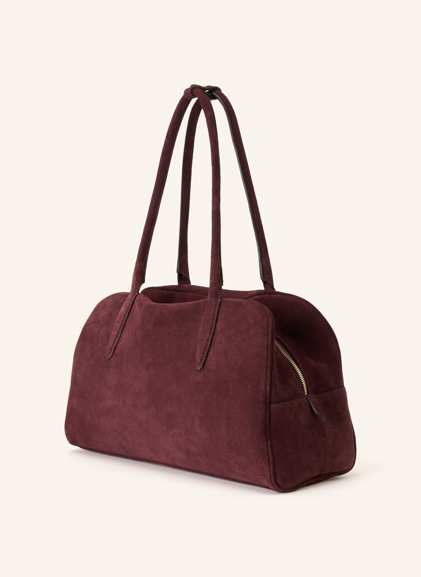 abro Schultertasche AMARA: DUNKELROT / GOLD