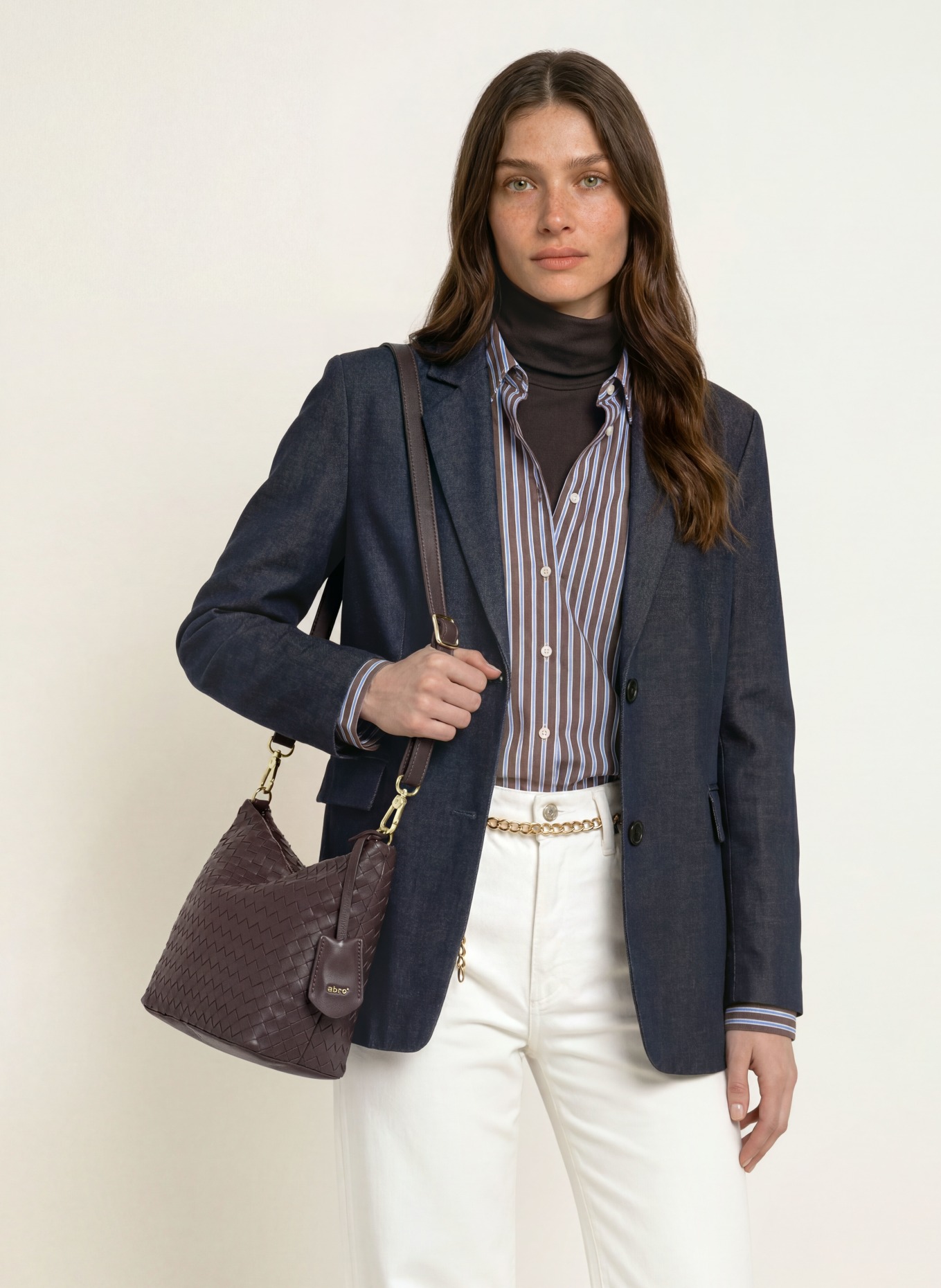 abro Buideltas EBONY SMALL: MARRON FONCÉ