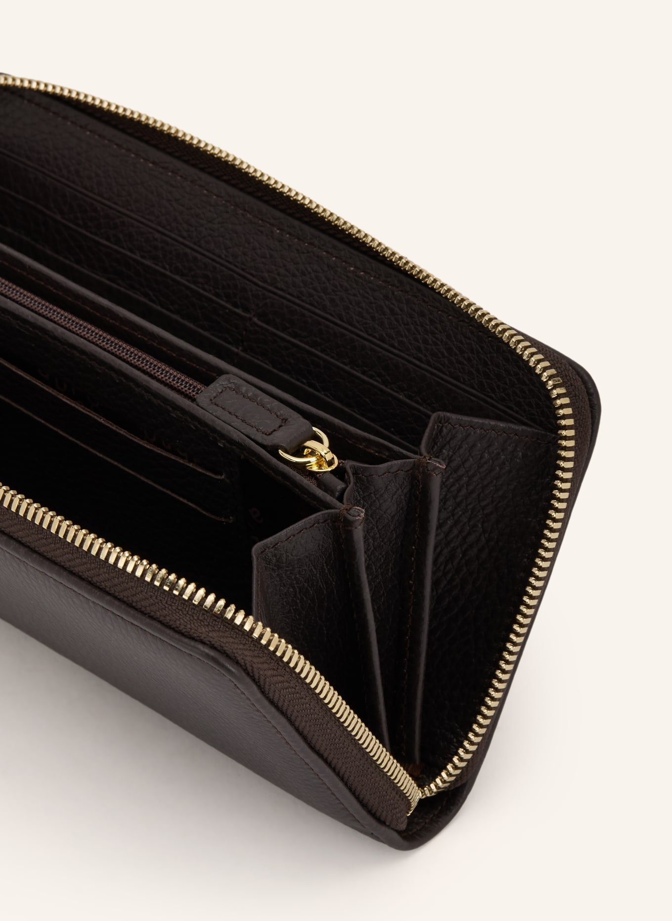abro Wallet: DARK BROWN / GOLD
