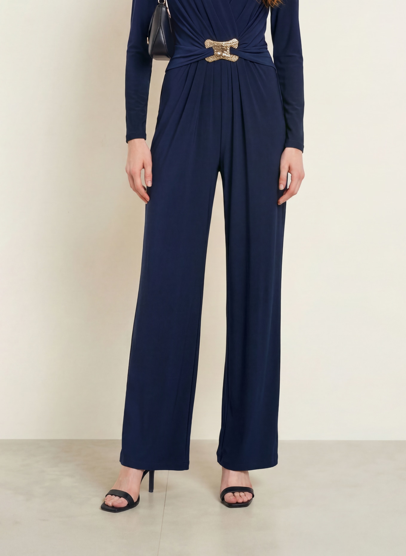 Joseph Ribkoff Jumpsuit: DUNKELBLAU / GOLD
