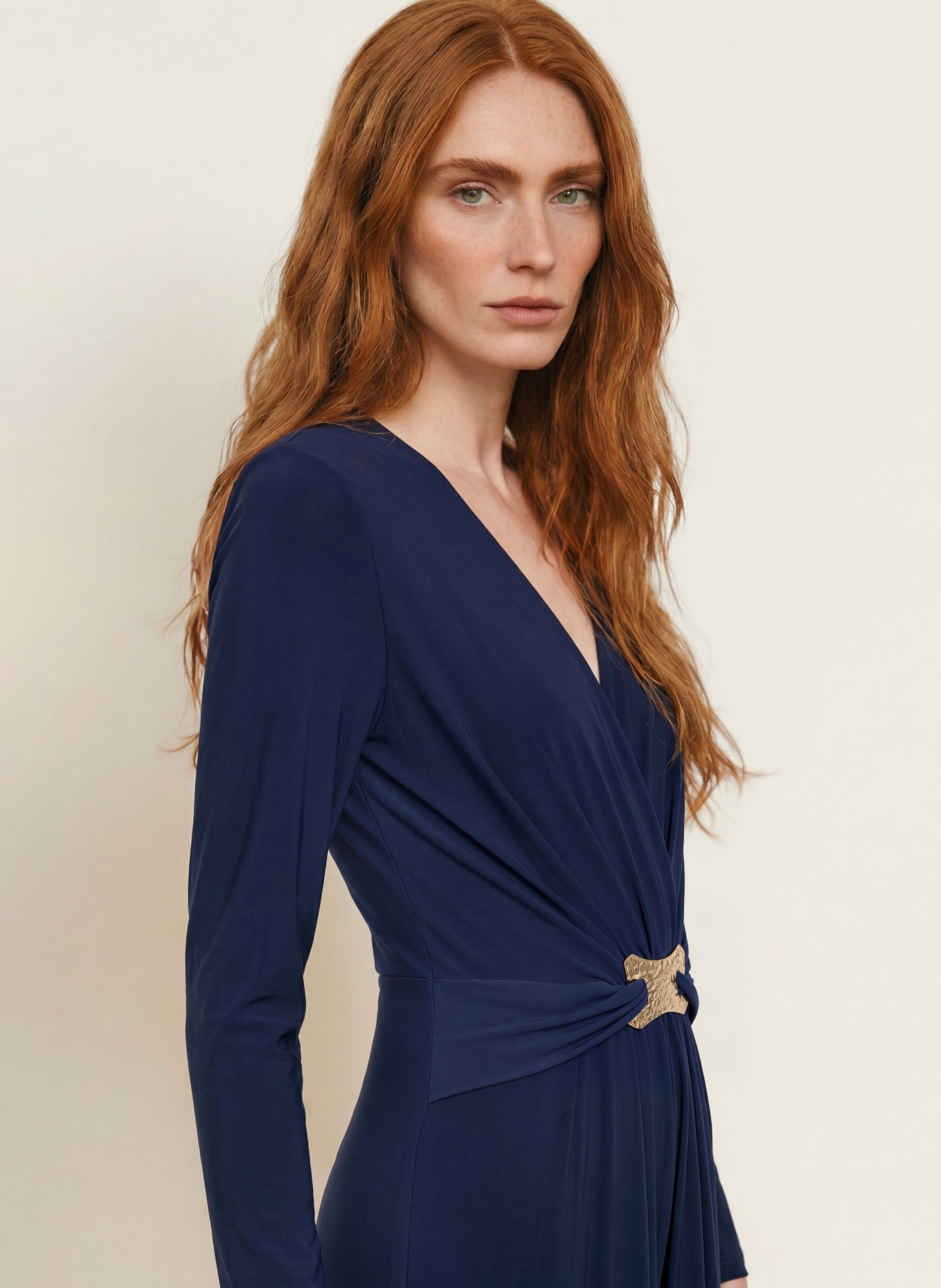 Joseph Ribkoff Jumpsuit: DUNKELBLAU / GOLD