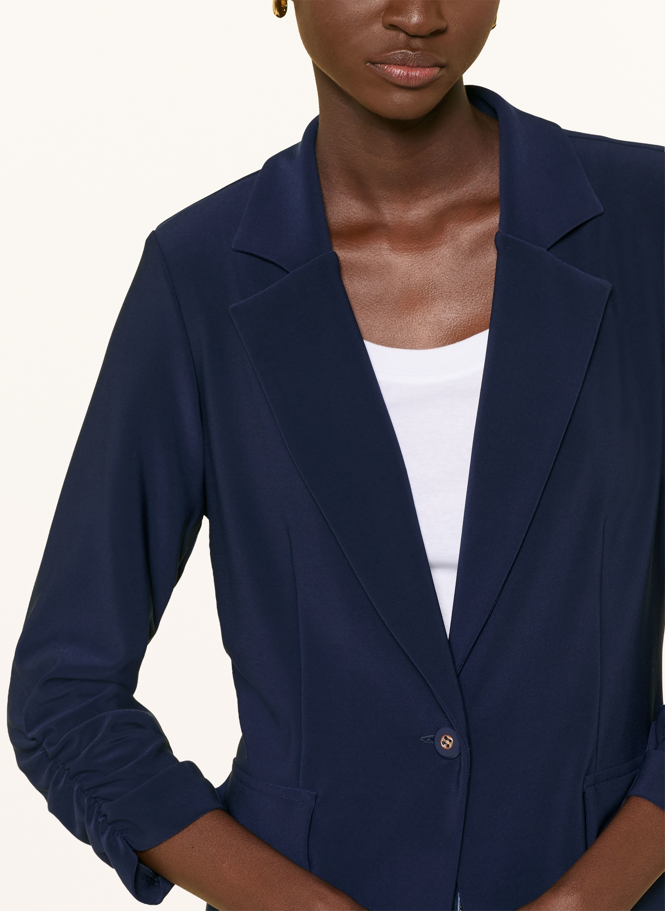 Joseph Ribkoff Jerseyblazer met 3/4-mouwen: DONKERBLAUW