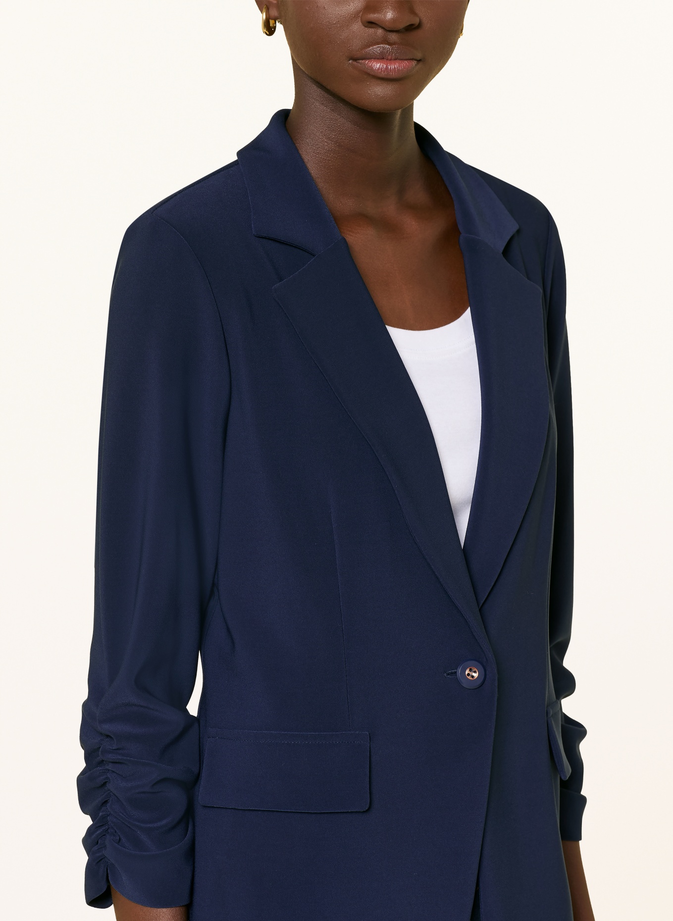 Joseph Ribkoff Jerseyblazer met 3/4-mouwen: DONKERBLAUW