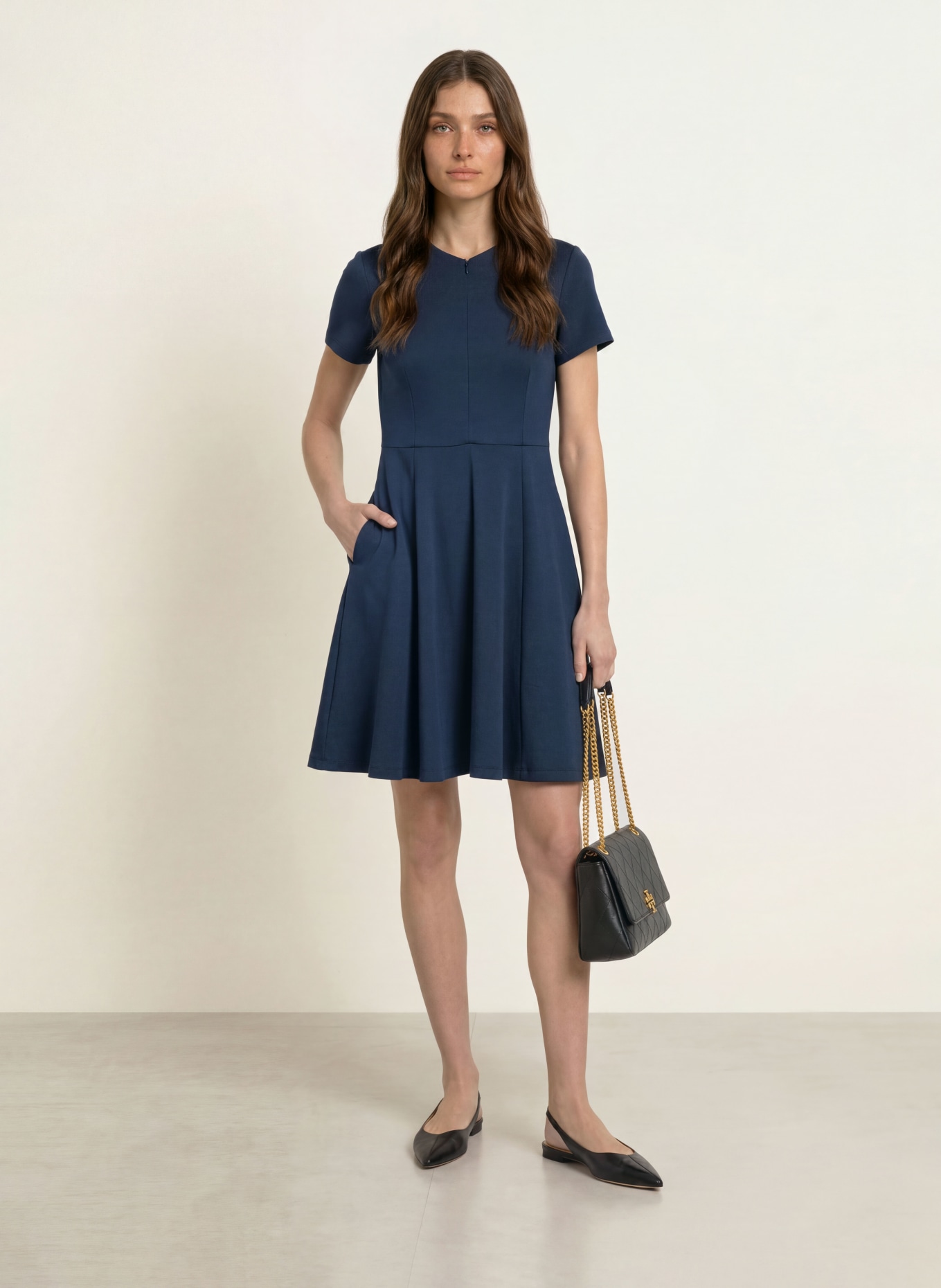lilienfels Jurk: DONKERBLAUW
