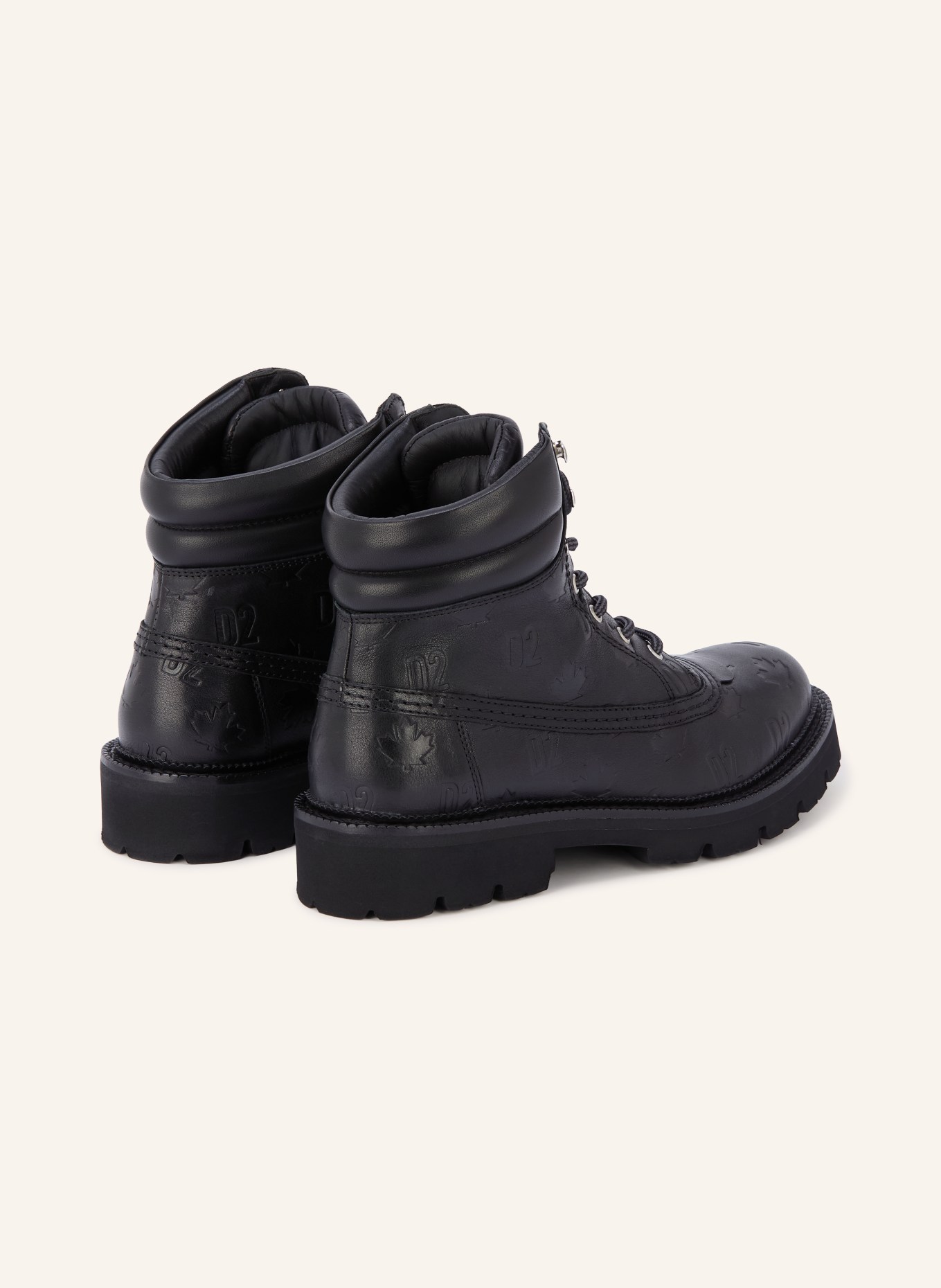 DSQUARED2 Boots à lacets: NOIR