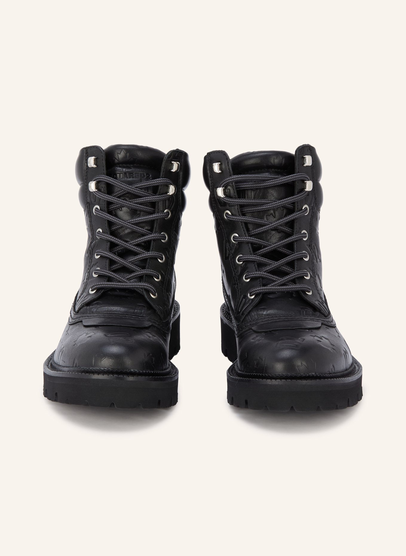 DSQUARED2 Boots à lacets: NOIR