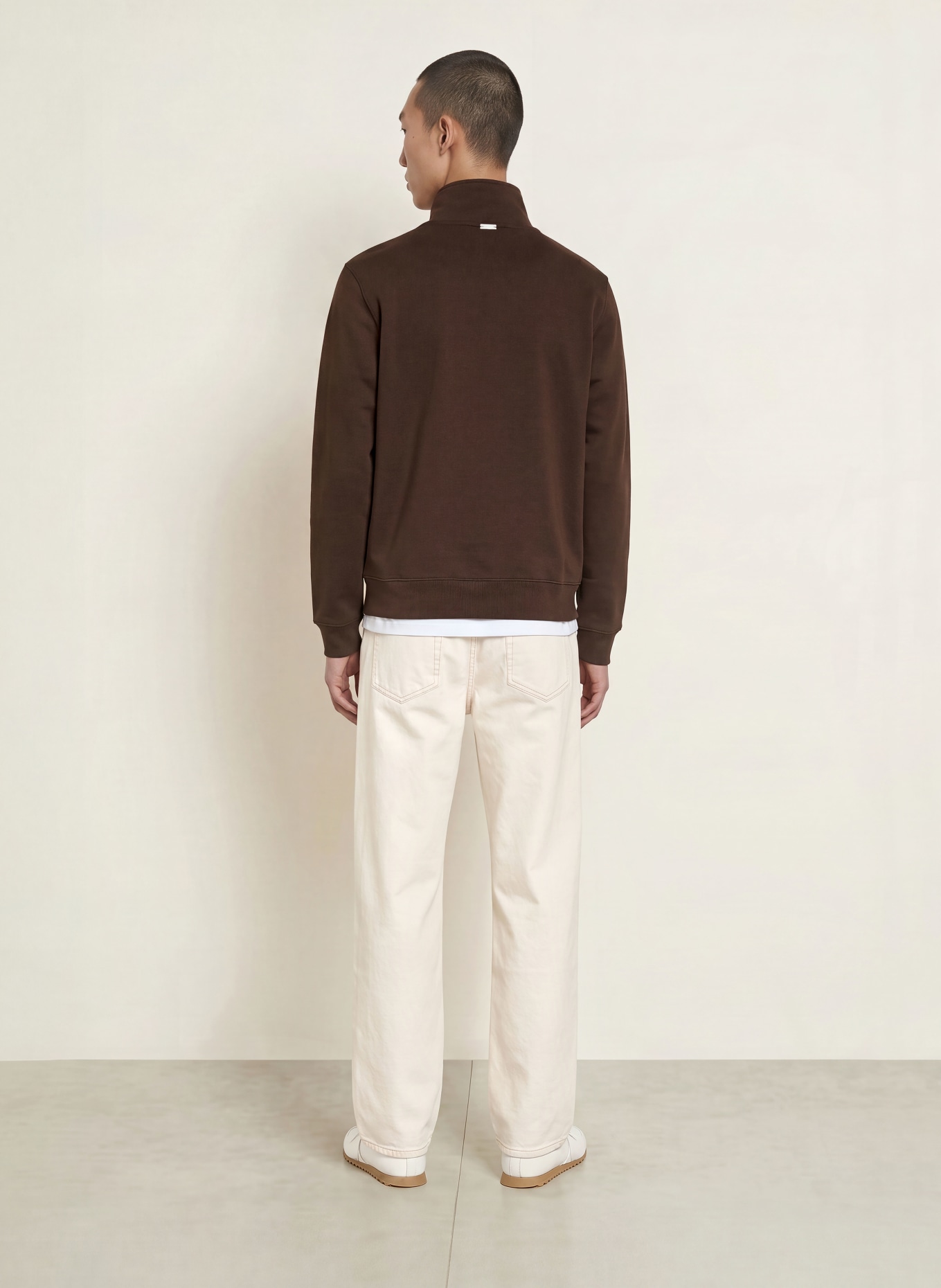 SANDRO Sweat-Troyer: DUNKELBRAUN