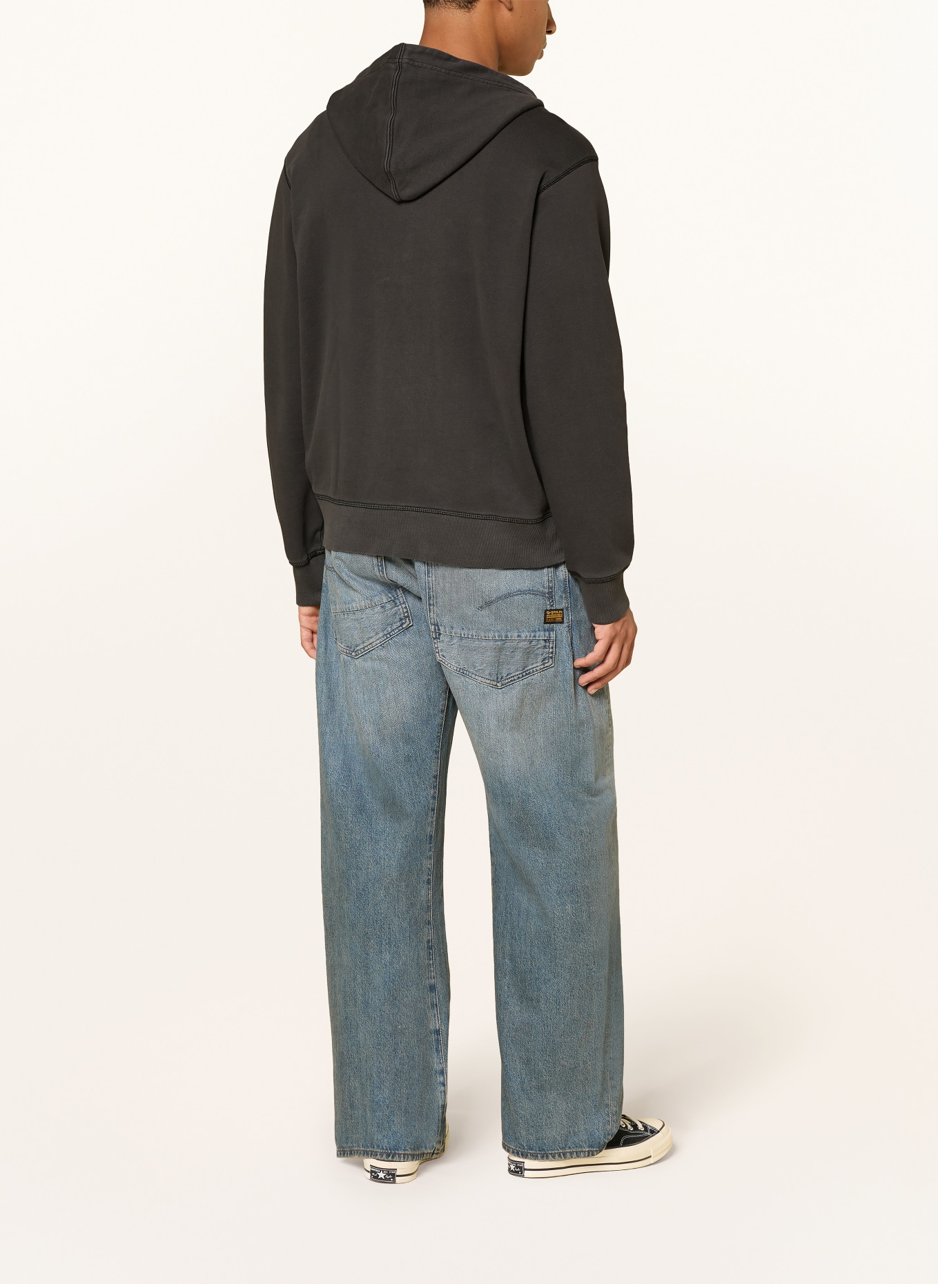 G-Star Sweat zippé: GRIS FONCÉ