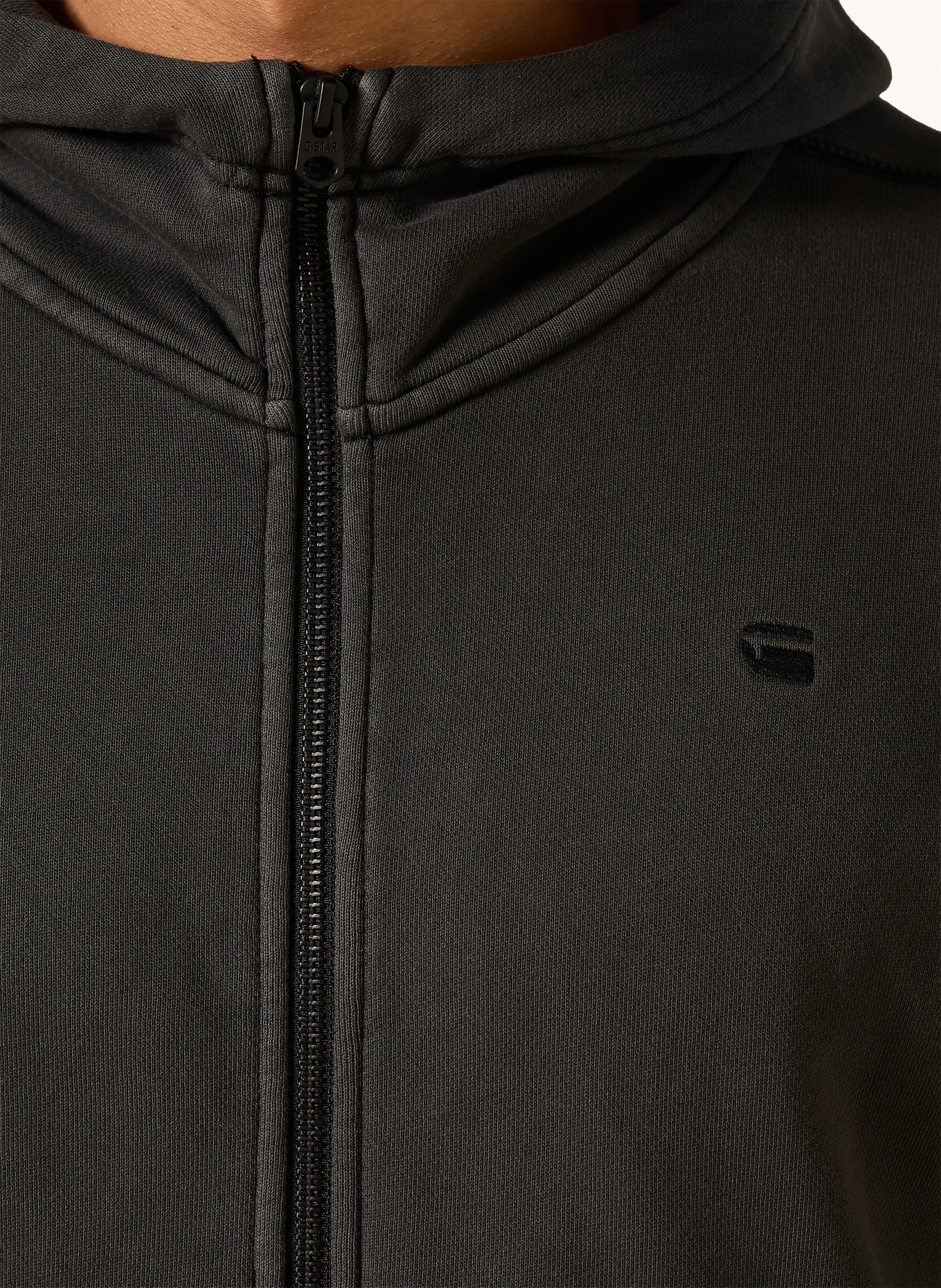 G-Star Sweat zippé: GRIS FONCÉ