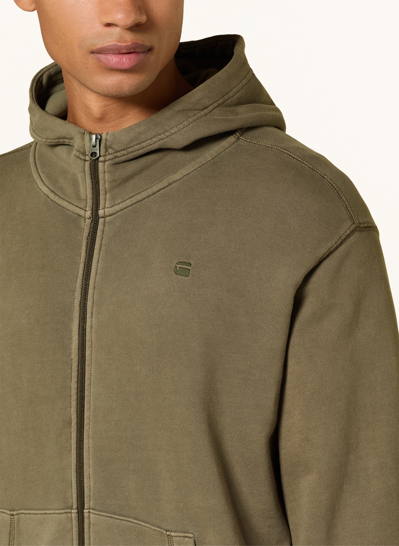G-Star Sweat zippé: KAKI