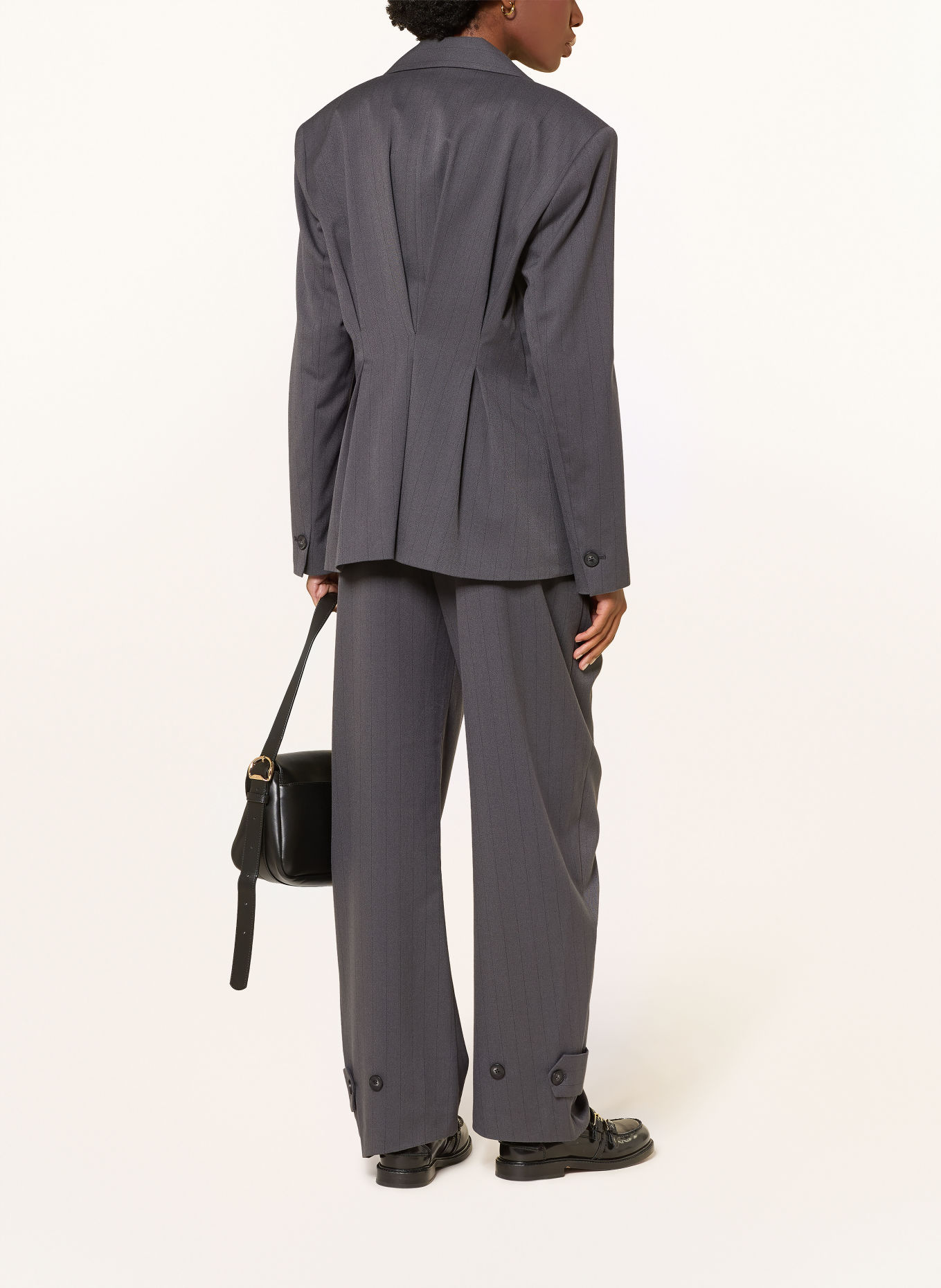 MRS & HUGS Blazer: GRAY / BLACK