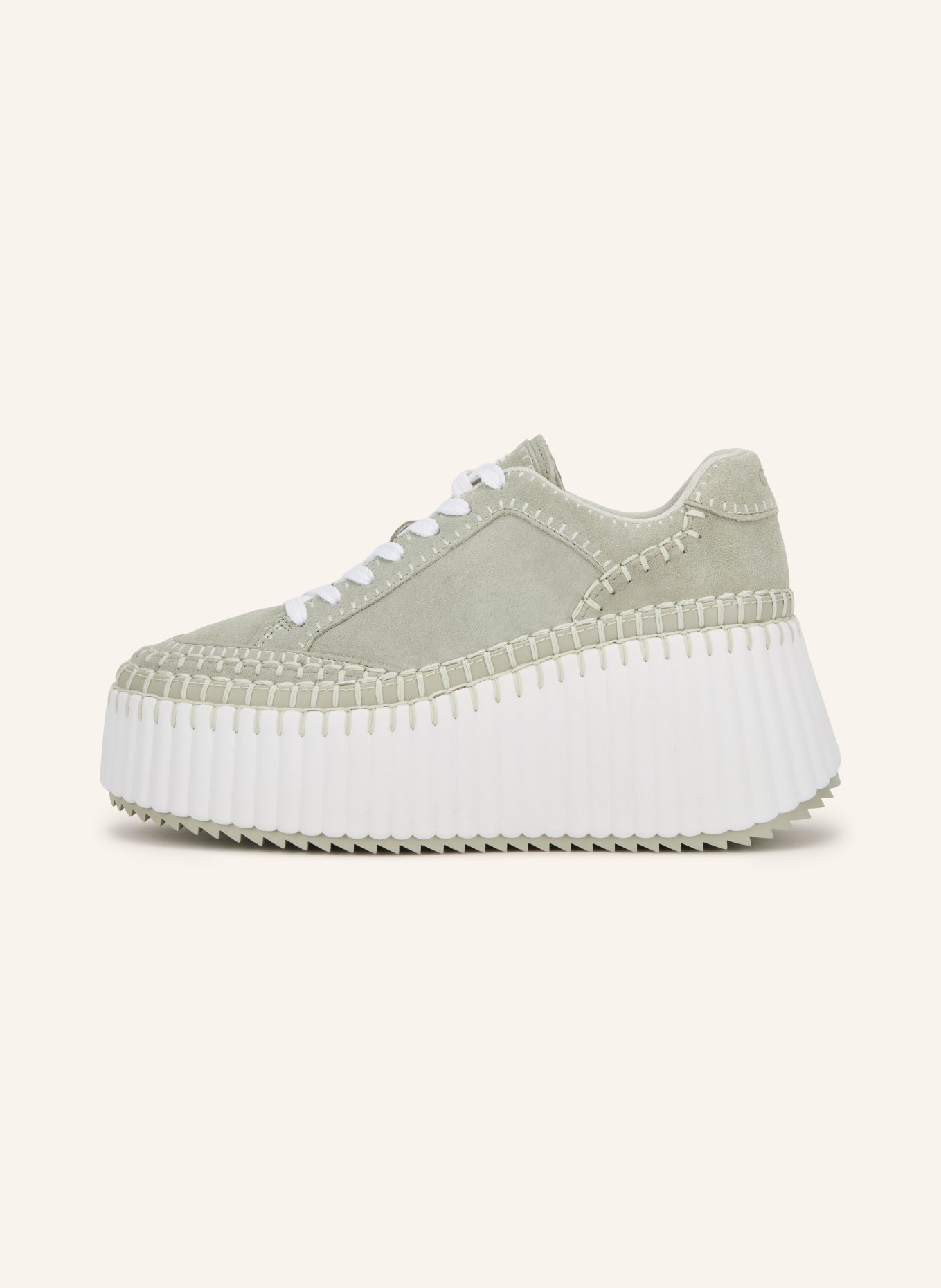 Chloé Plateau-Sneaker NAMA: 38A Light Eucalyptus