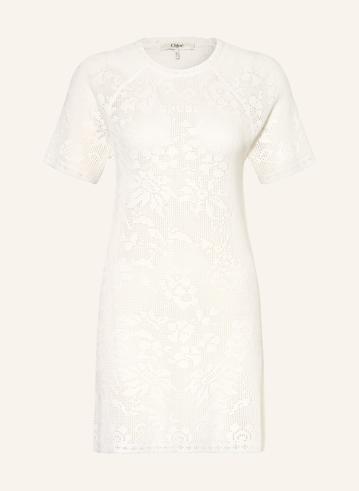 Chloé Strickkleid: WEISS