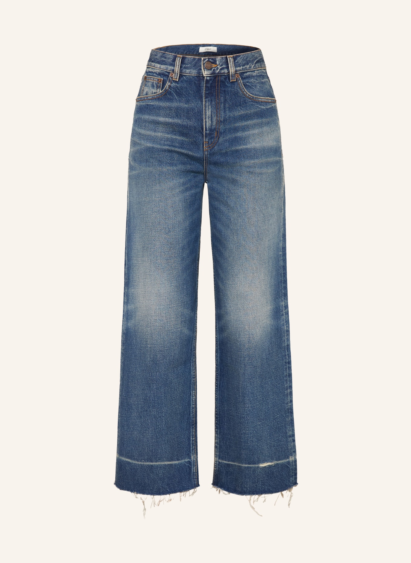 Chloé Straight jeans: 40B Dark Cobalt