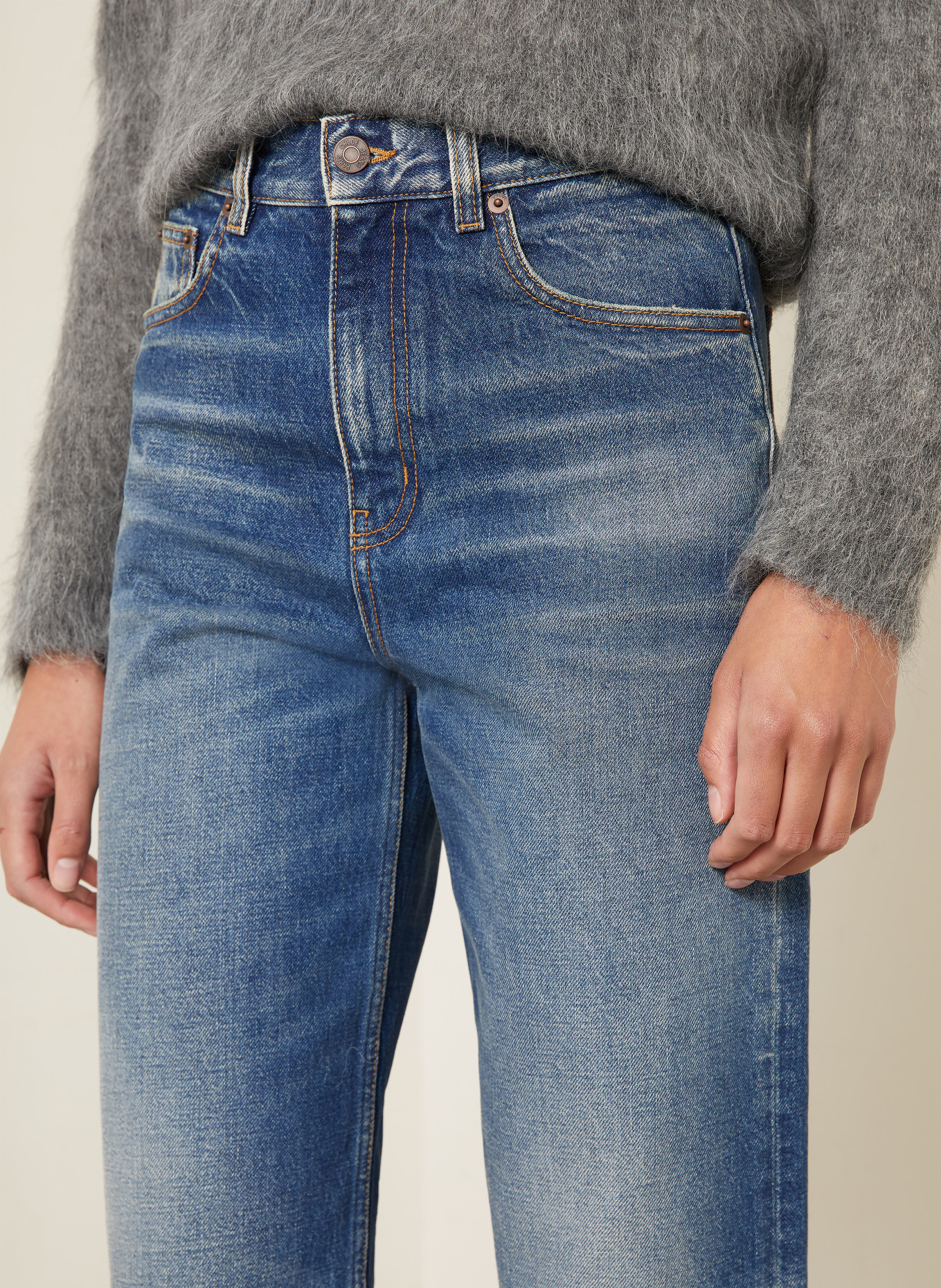 Chloé Straight jeans: 40B Dark Cobalt