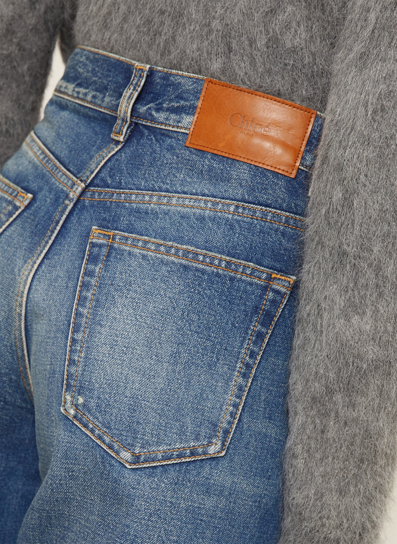 Chloé Straight jeans: 40B Dark Cobalt