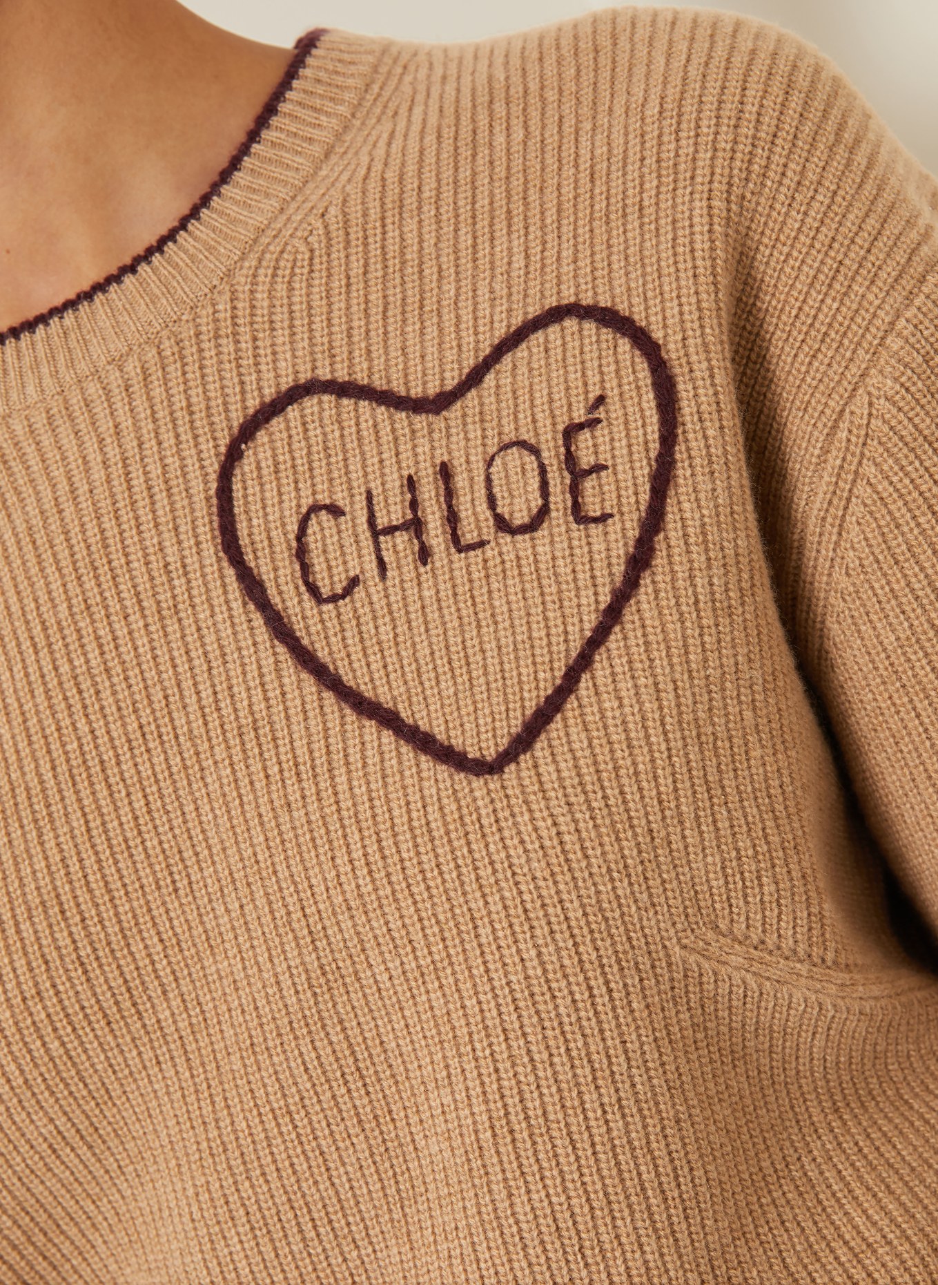 Chloé Cashmere Sweater: BEIGE
