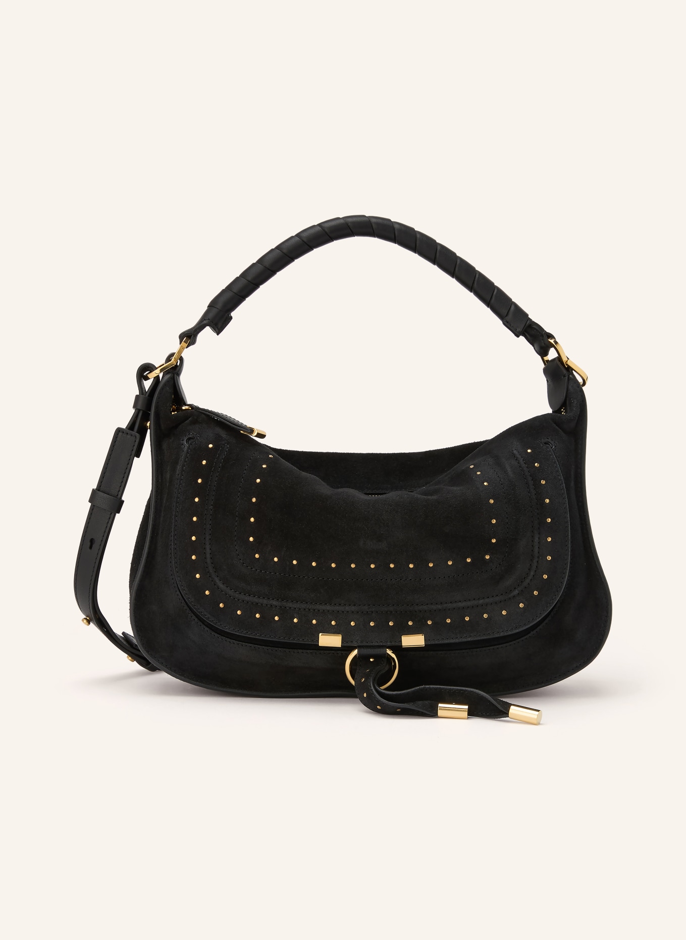 Chloé Handväska MARCIE med nitar: 001 BLACK