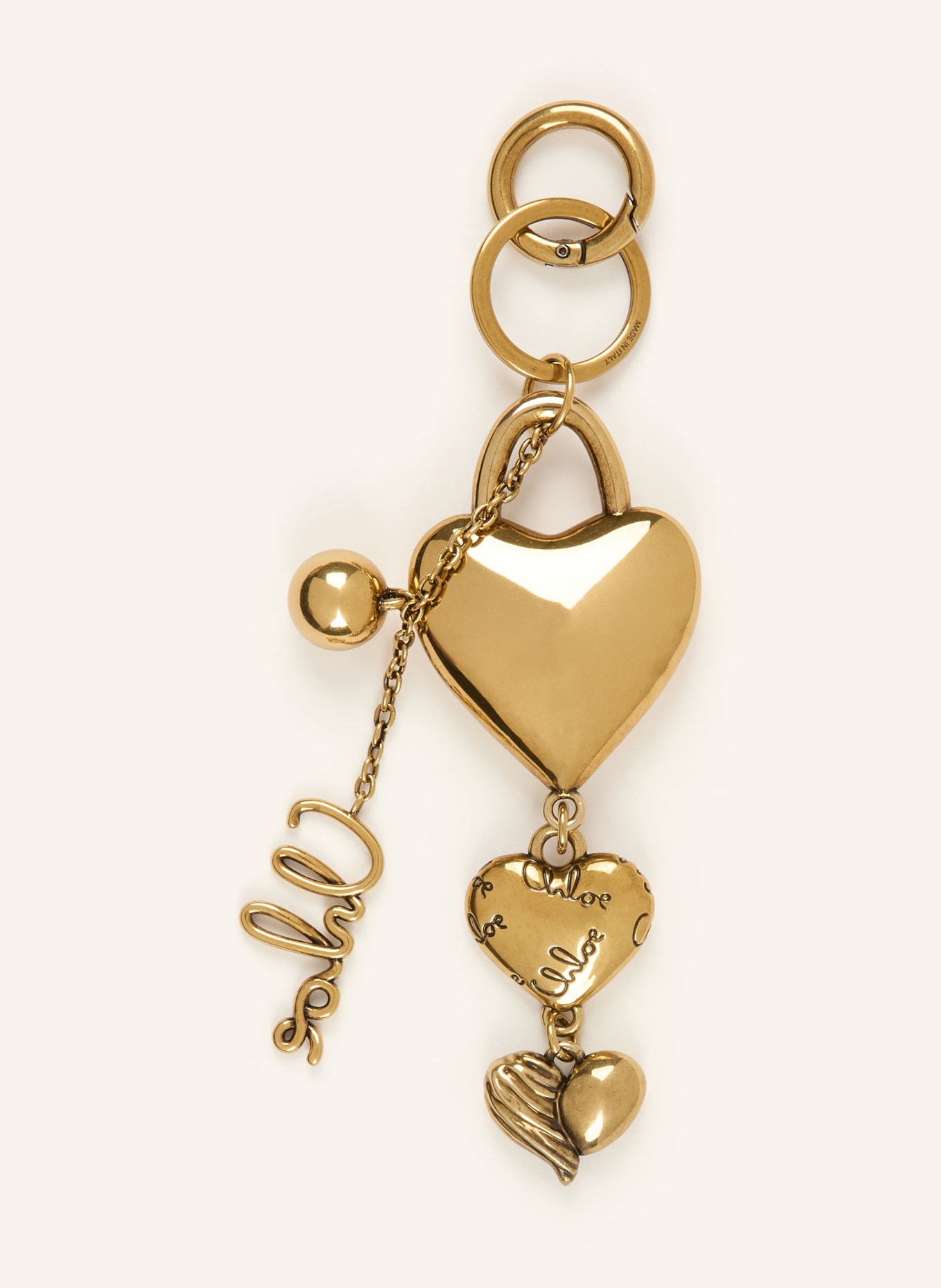Chloé Breloque de sac: 9DA GOLD COLOR