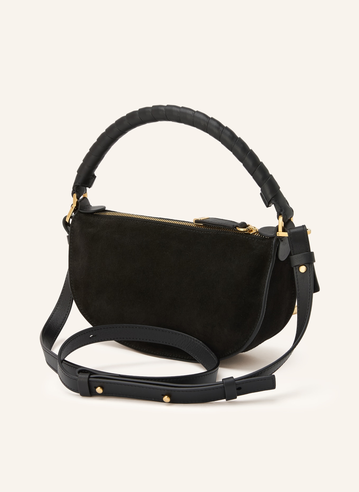 Chloé Handtasche MARCIE mit Nieten: 001 BLACK