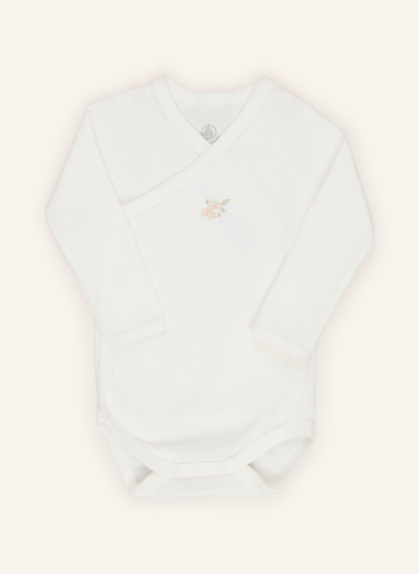 PETIT BATEAU 5-Pack of Wrap-Around Bodysuits: PINK / DUSKY PINK / WHITE