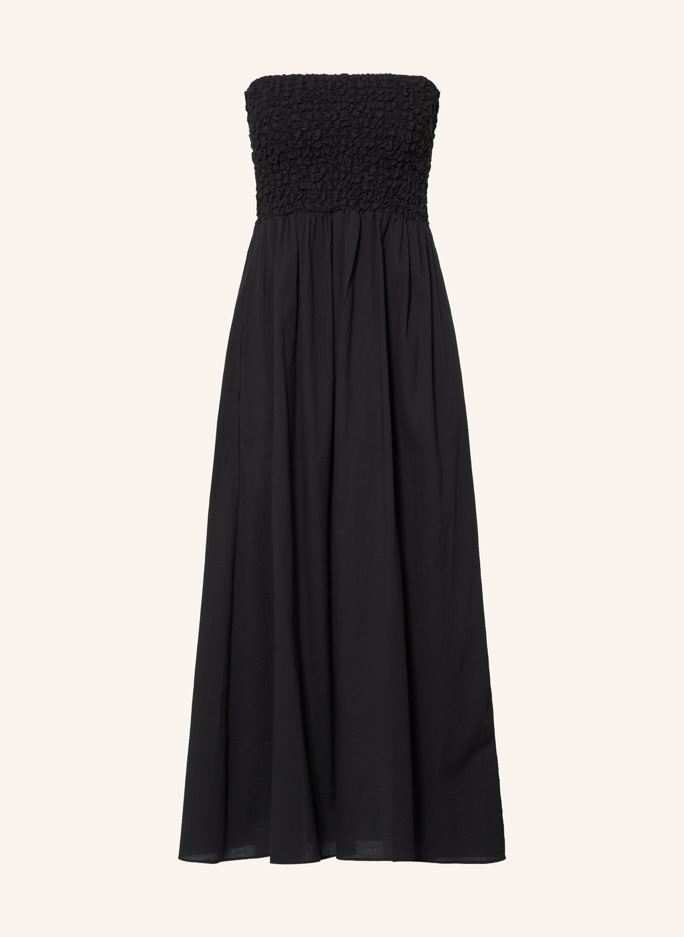 FAITHFULL THE BRAND Off-shoulder jurk ORLA: ZWART