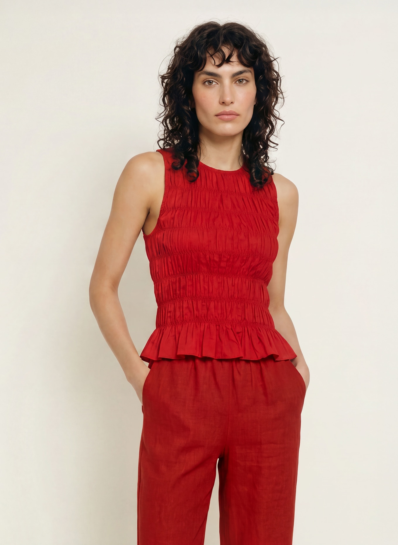 FAITHFULL THE BRAND Halenka CALES: ČERVENÁ