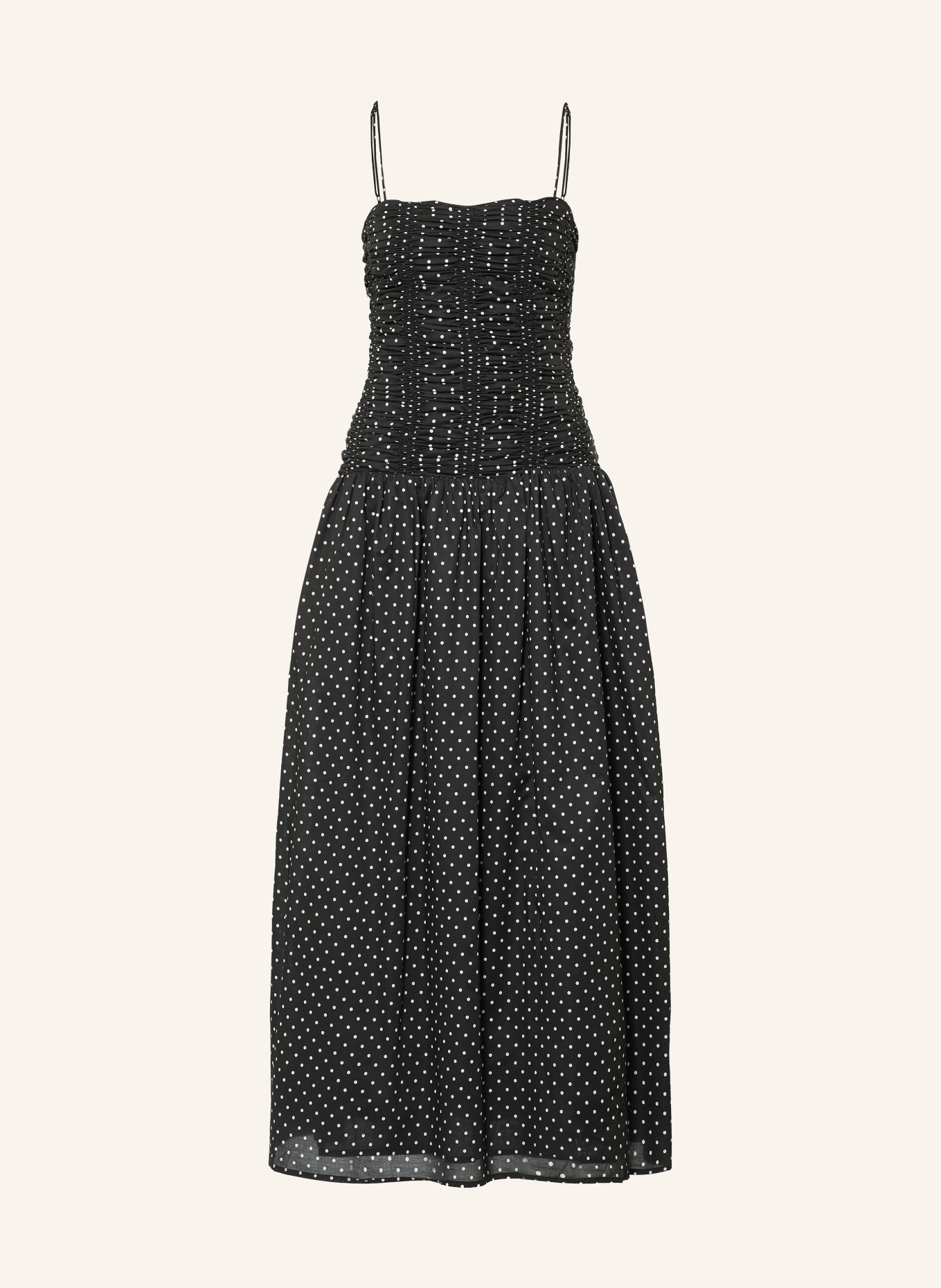 FAITHFULL THE BRAND Jurk MIRA: ZWART / WIT