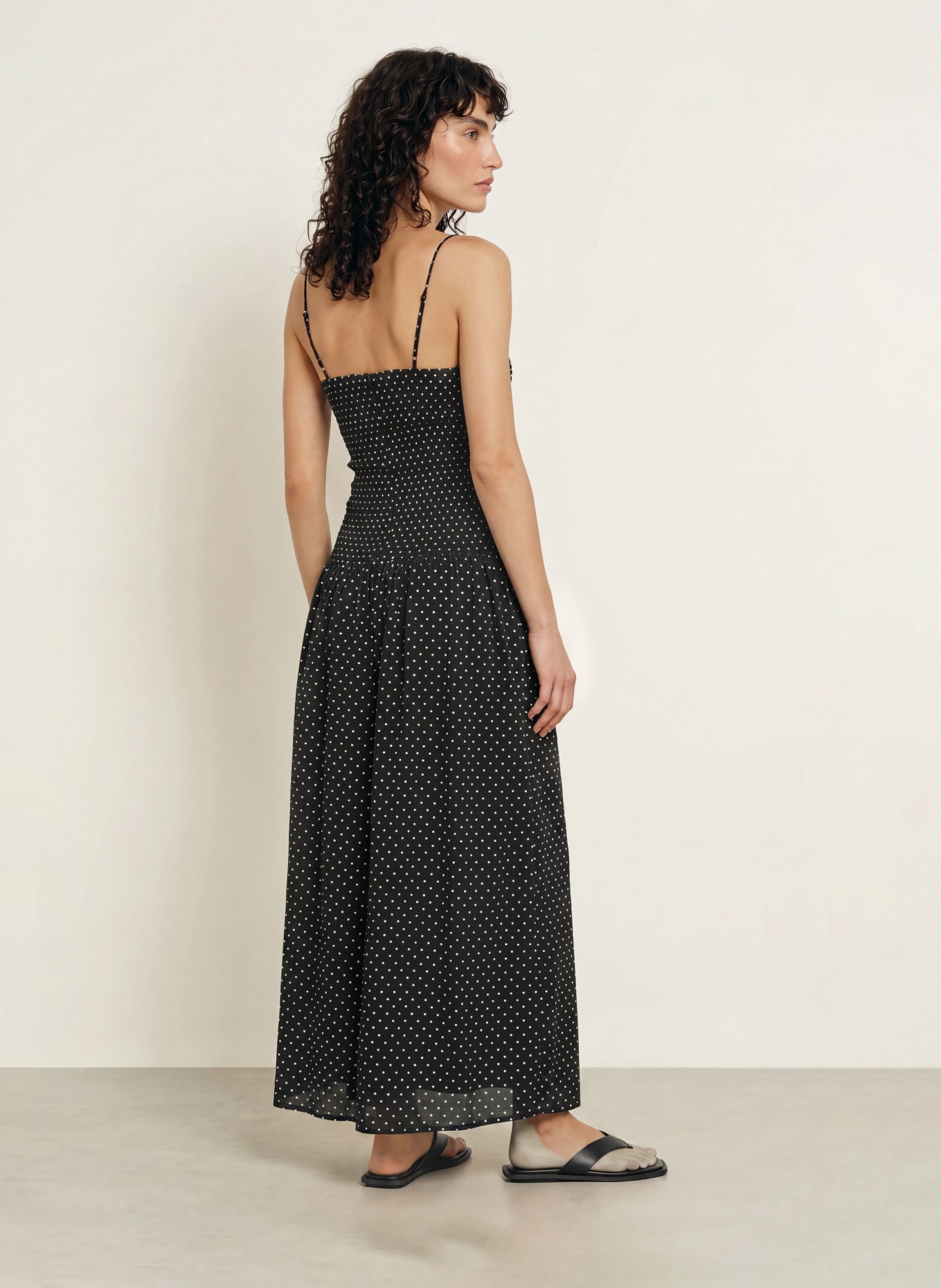 FAITHFULL THE BRAND Jurk MIRA: ZWART / WIT