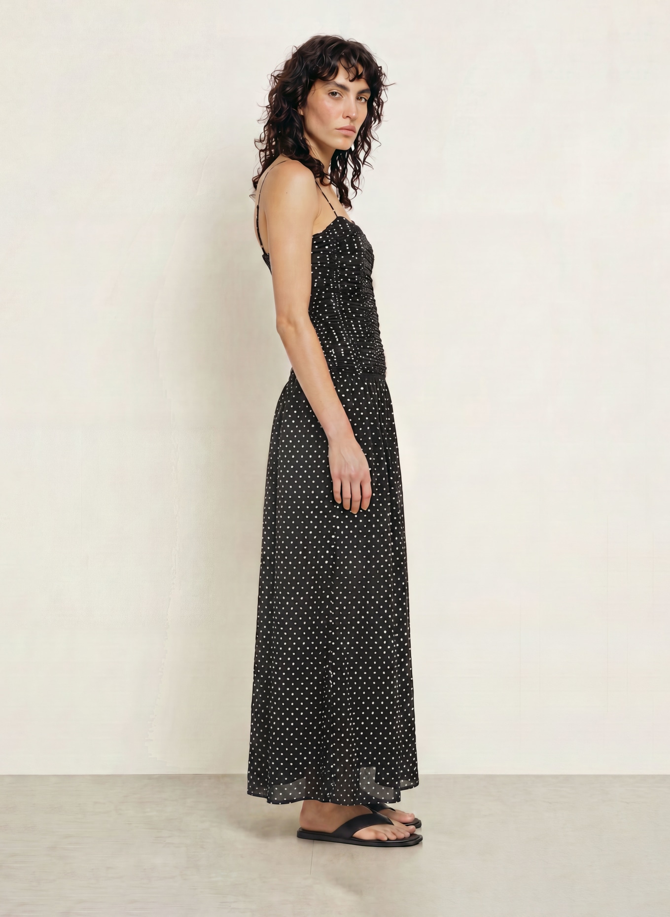 FAITHFULL THE BRAND Jurk MIRA: ZWART / WIT