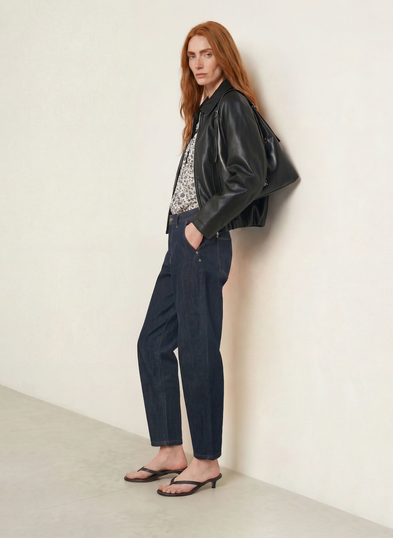 Buena Vista Barrel-leg jeans: 9110 rinse wash