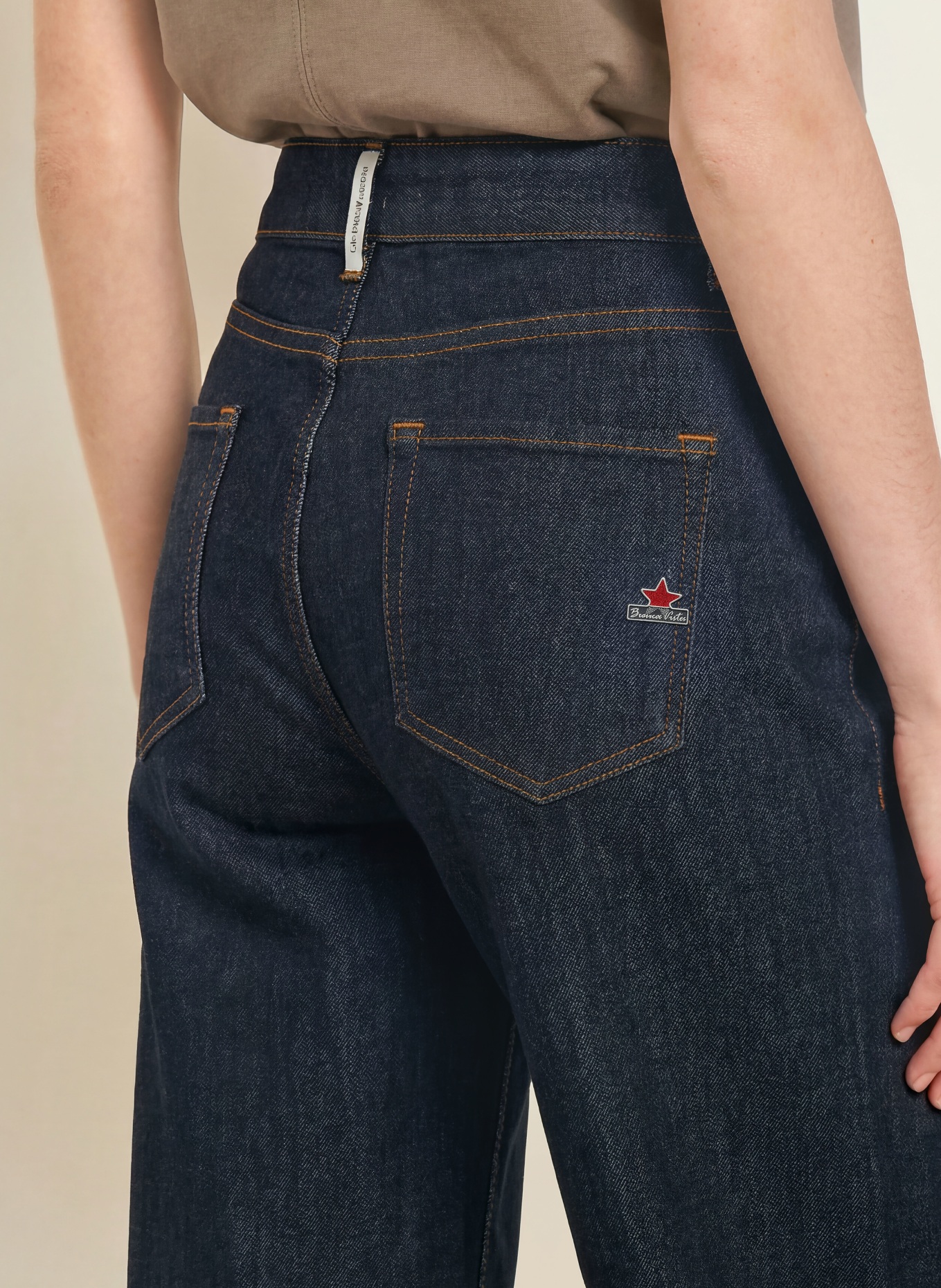 Buena Vista Jean wide leg: 9110 rinse wash
