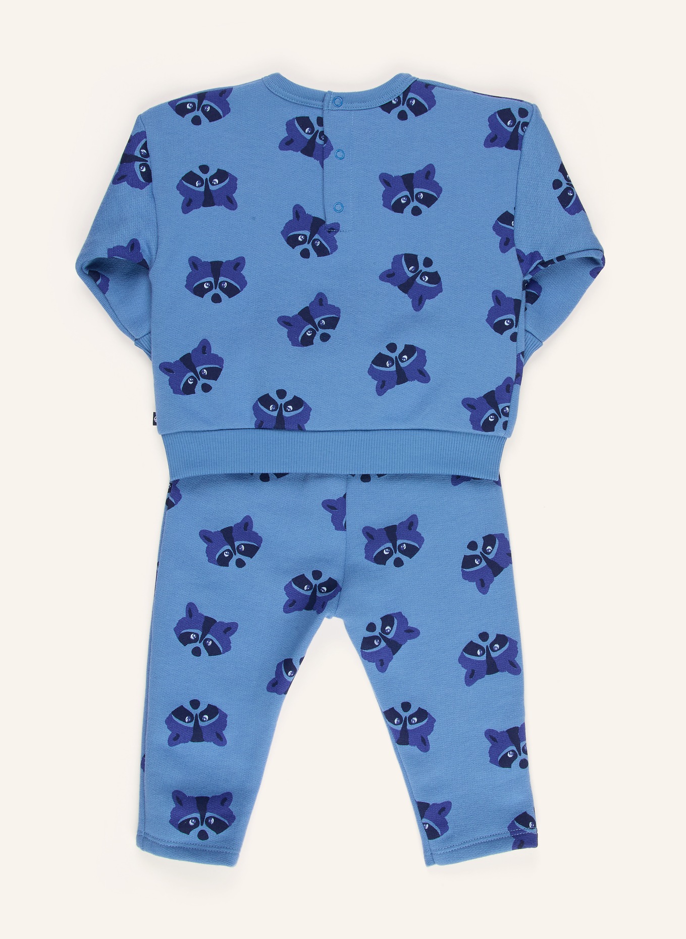 PETIT BATEAU Set: Sweatshirt und Sweatpants: BLAU / DUNKELBLAU