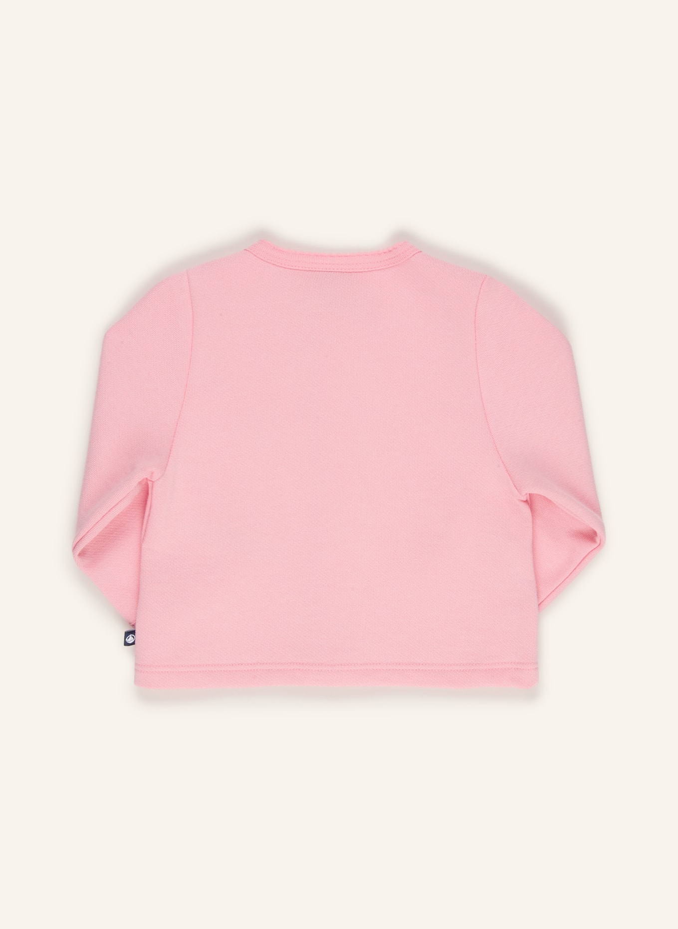 PETIT BATEAU Sweat zippé: ROSE / ROUGE