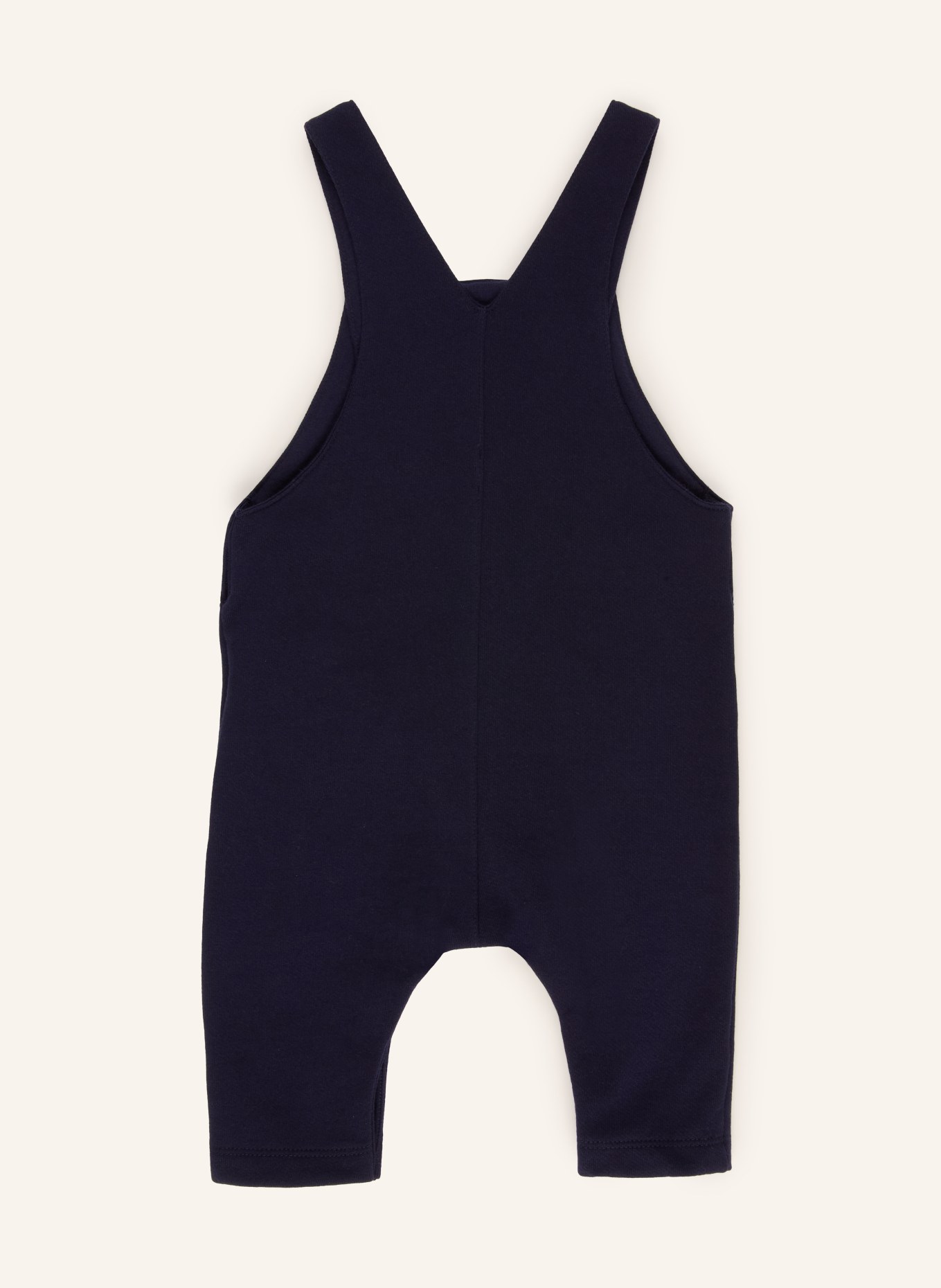 PETIT BATEAU Latzhose aus Jersey: DUNKELBLAU