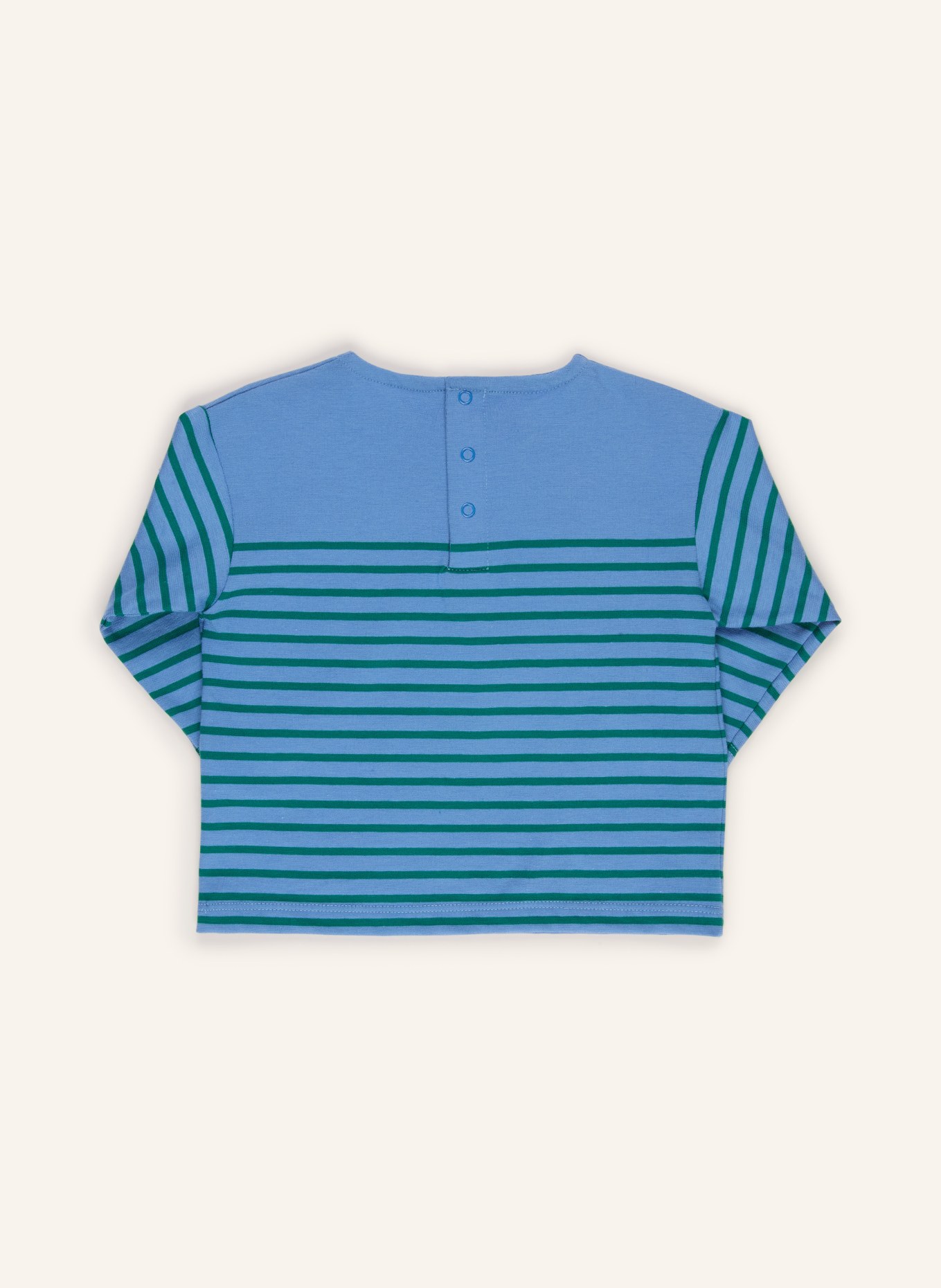PETIT BATEAU Haut à manches longues: BLEU / VERT