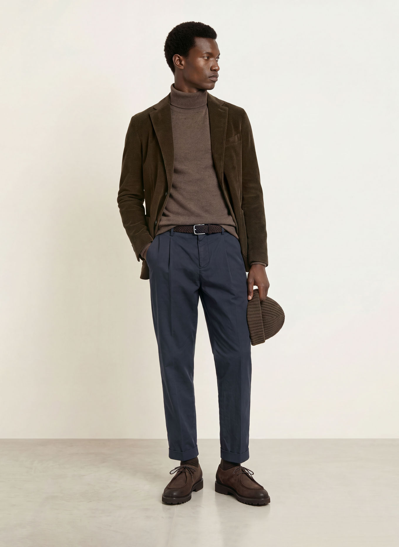 CIRCOLO 1901 Veste en velours côtelé coupe slim: GROEN