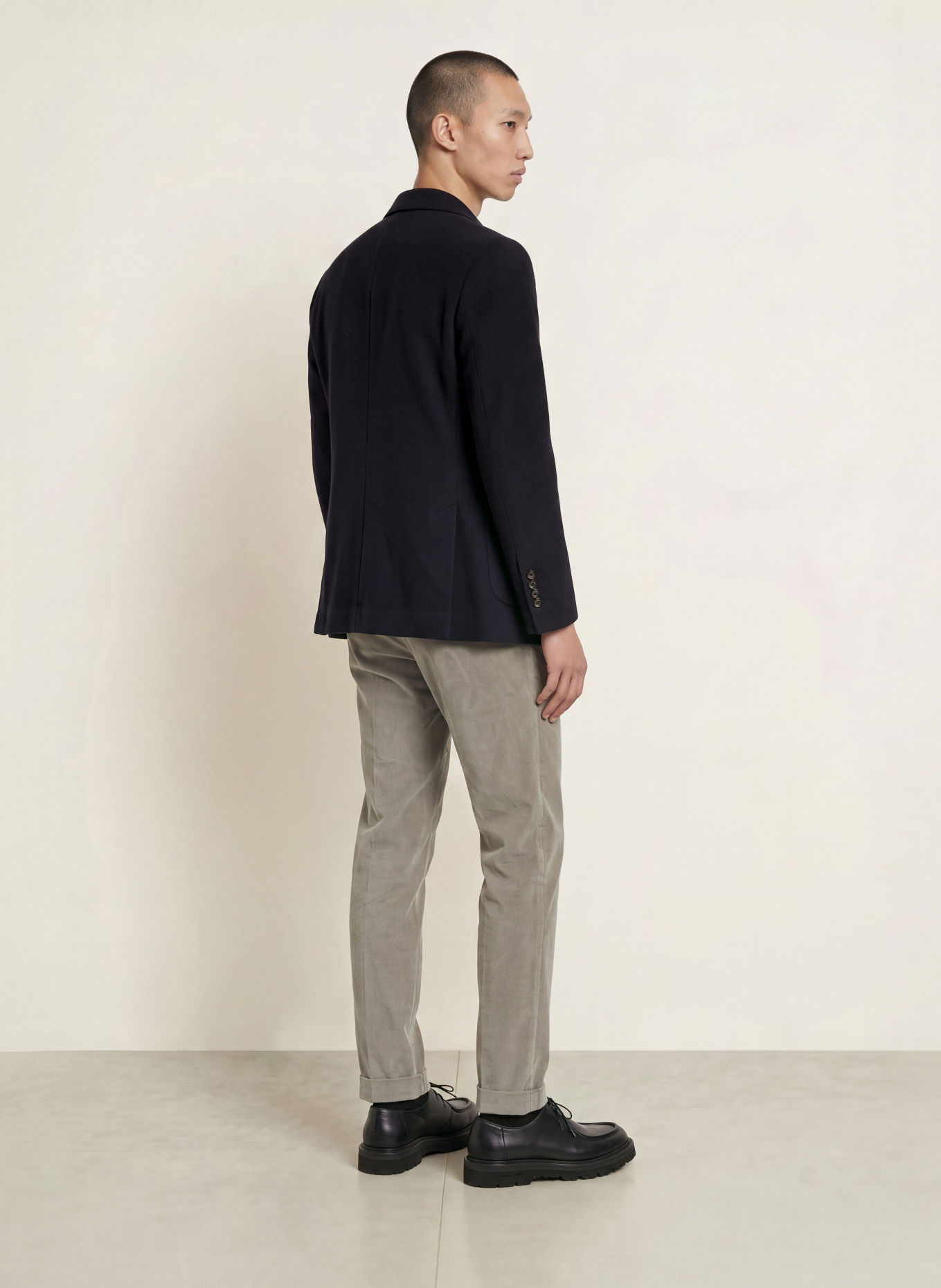 CIRCOLO 1901 Veston slim fit en laine mérinos: BLEU FONCÉ