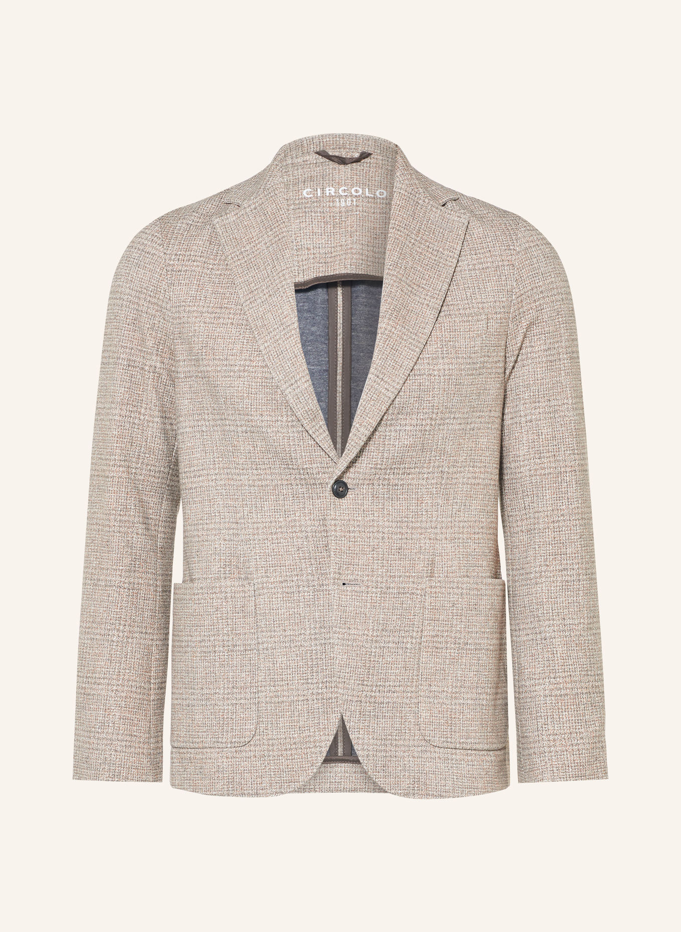 CIRCOLO 1901 Slim-Fit Jersey Blazer: BEIGE