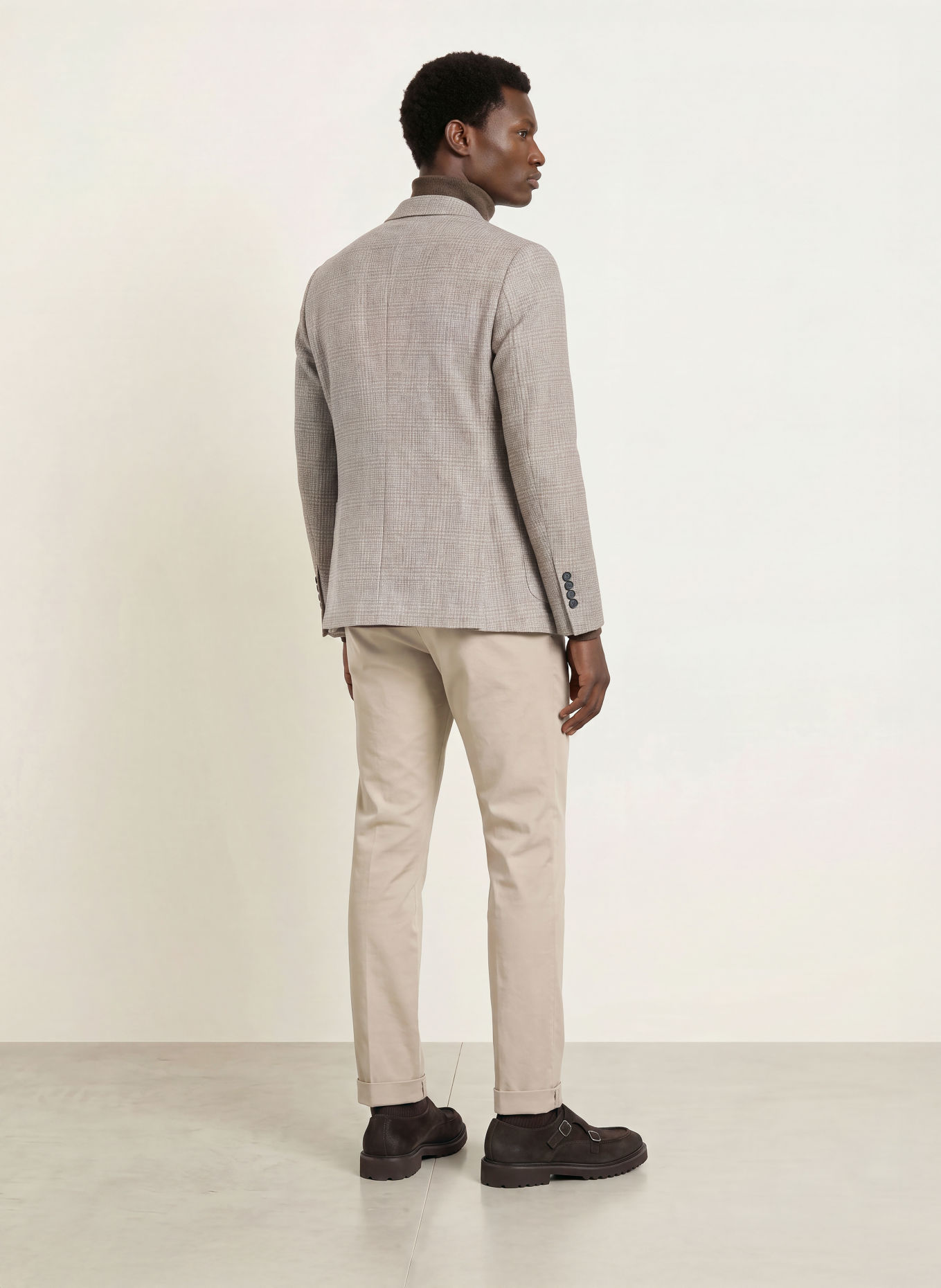 CIRCOLO 1901 Slim-Fit Jersey Blazer: BEIGE